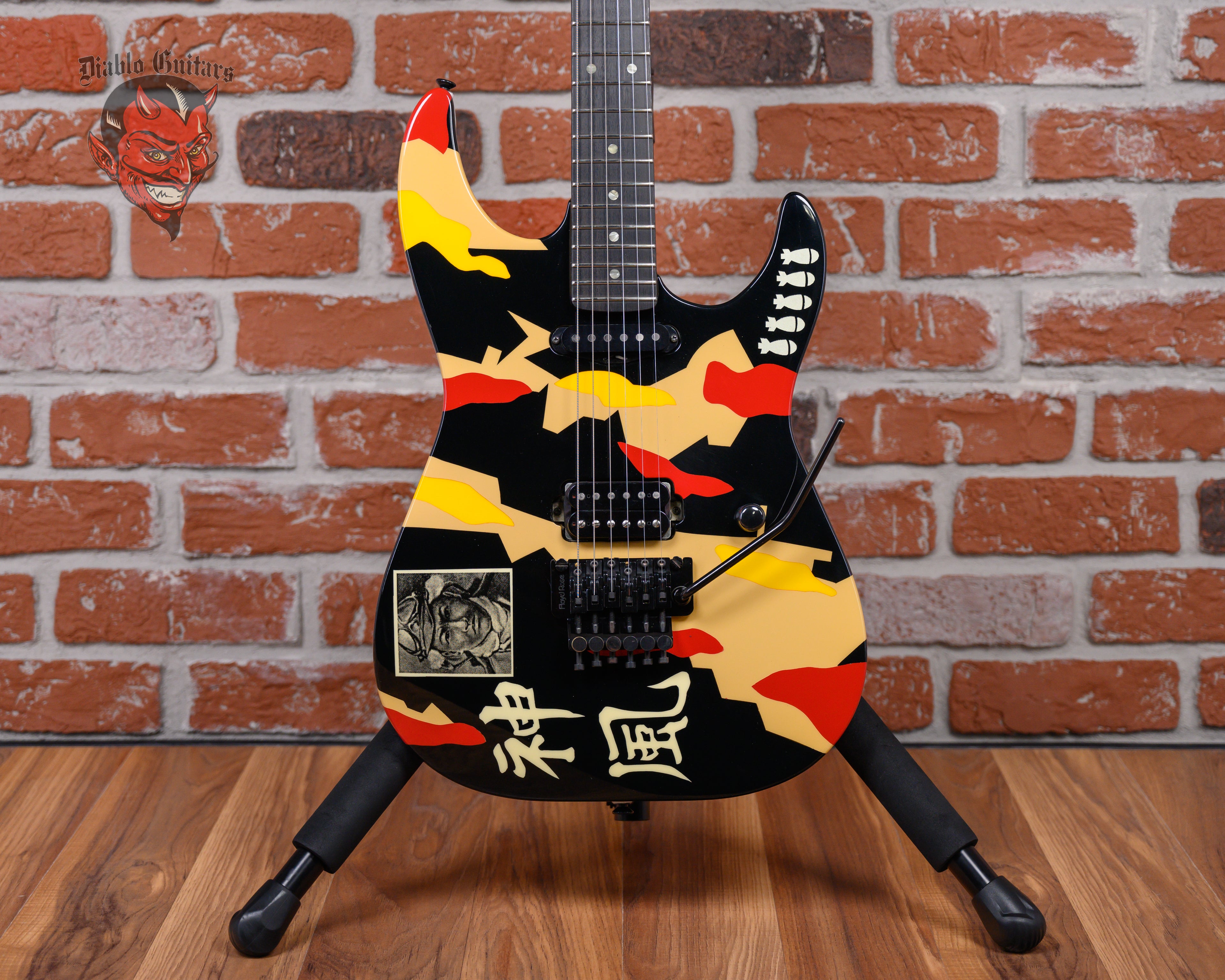 激レア!!!オリジナル Dieter Meier EP Swiss PUNK ESP George Lynch Kamikaze 1 1986 w/Hard Shell Case – Diablo Guitars