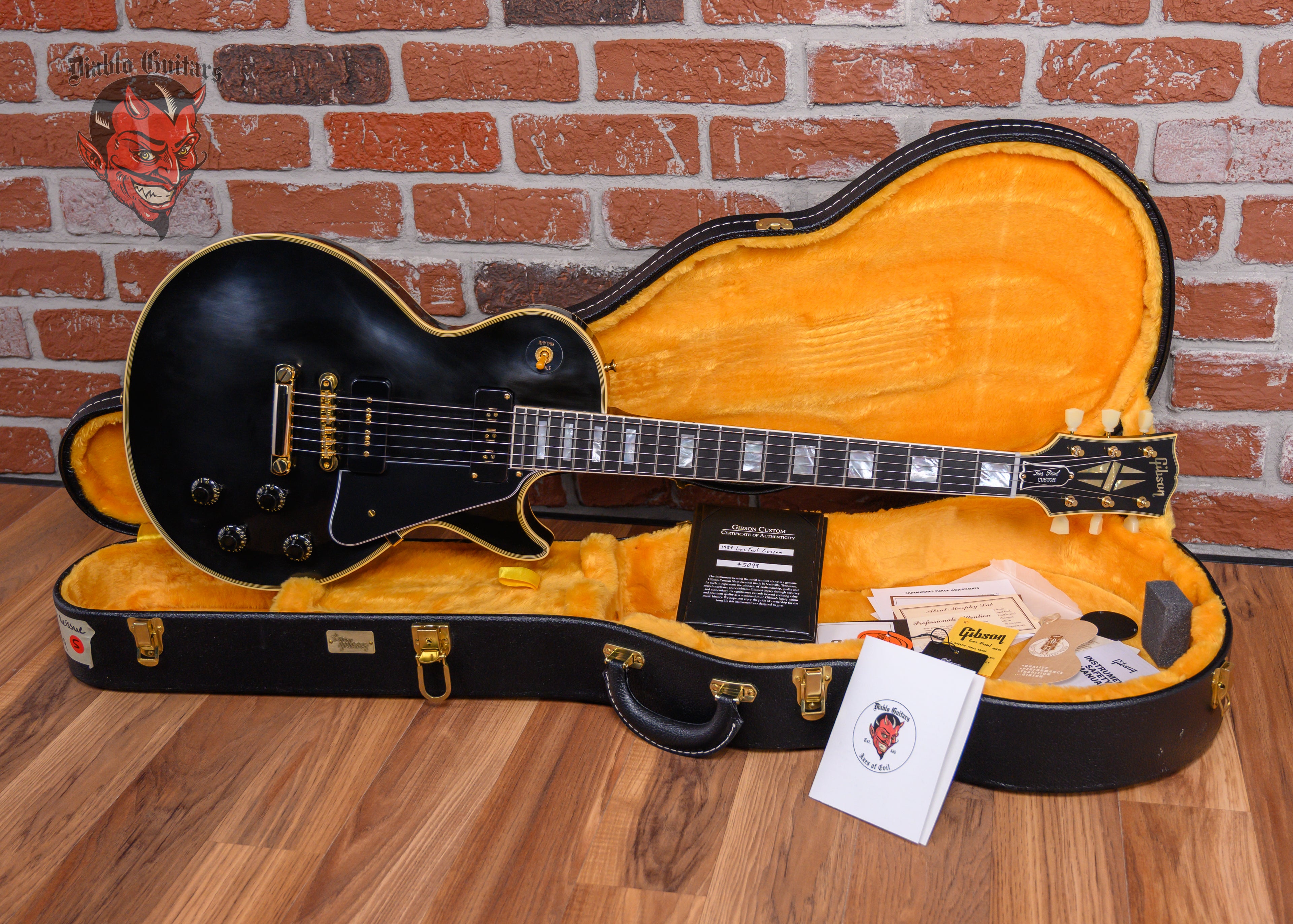 Gibson Custom Shop 1954 Les Paul Custom VOS Ebony 2025 w/OHSC