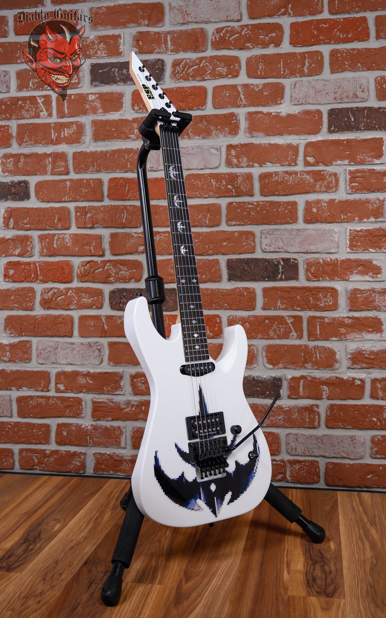 ESP Custom Shop Chris DeGarmo Signature M-II HS Snow White with