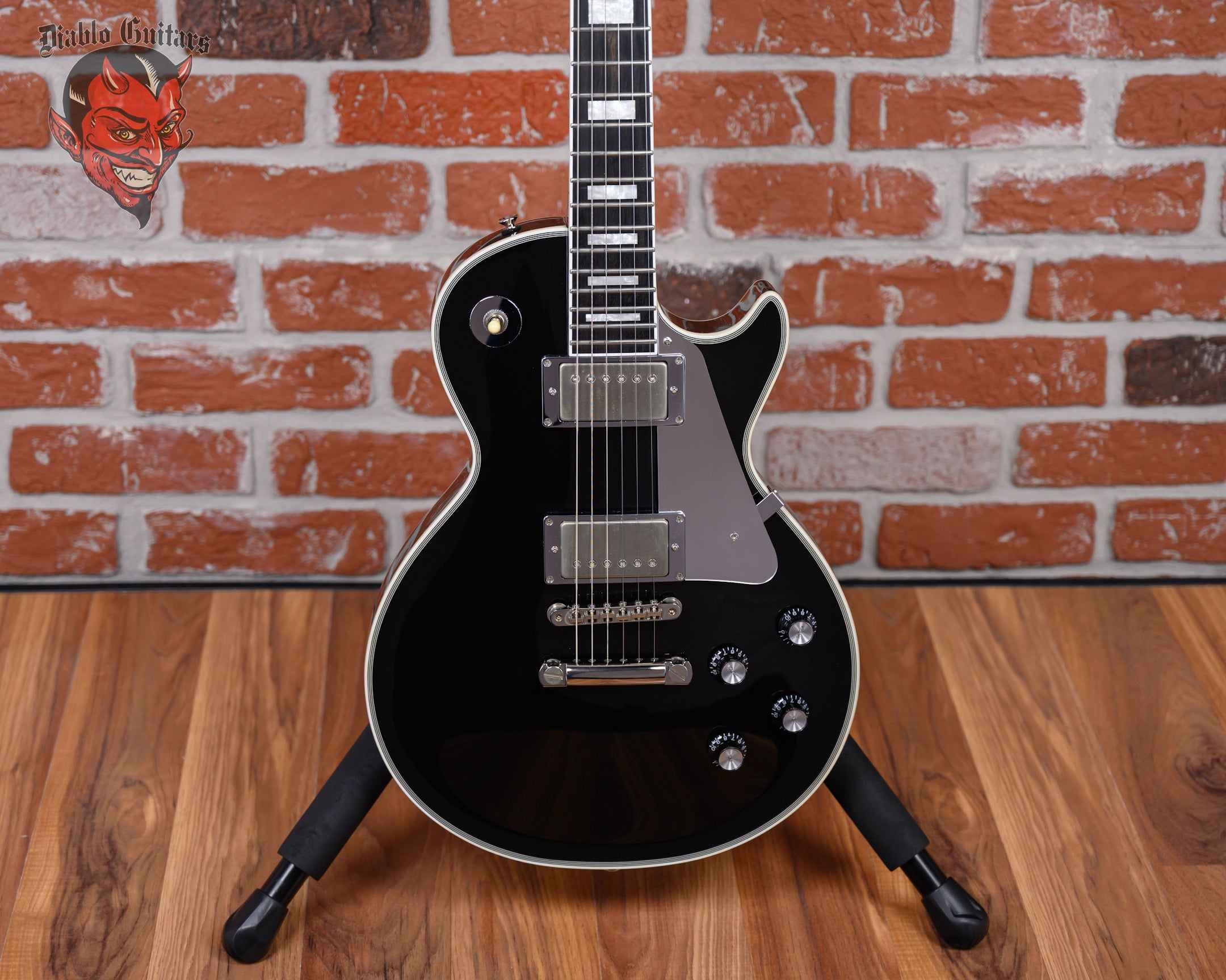 Edwards E-LP-130CDJS John Sykes Les Paul Custom Black 2022 w