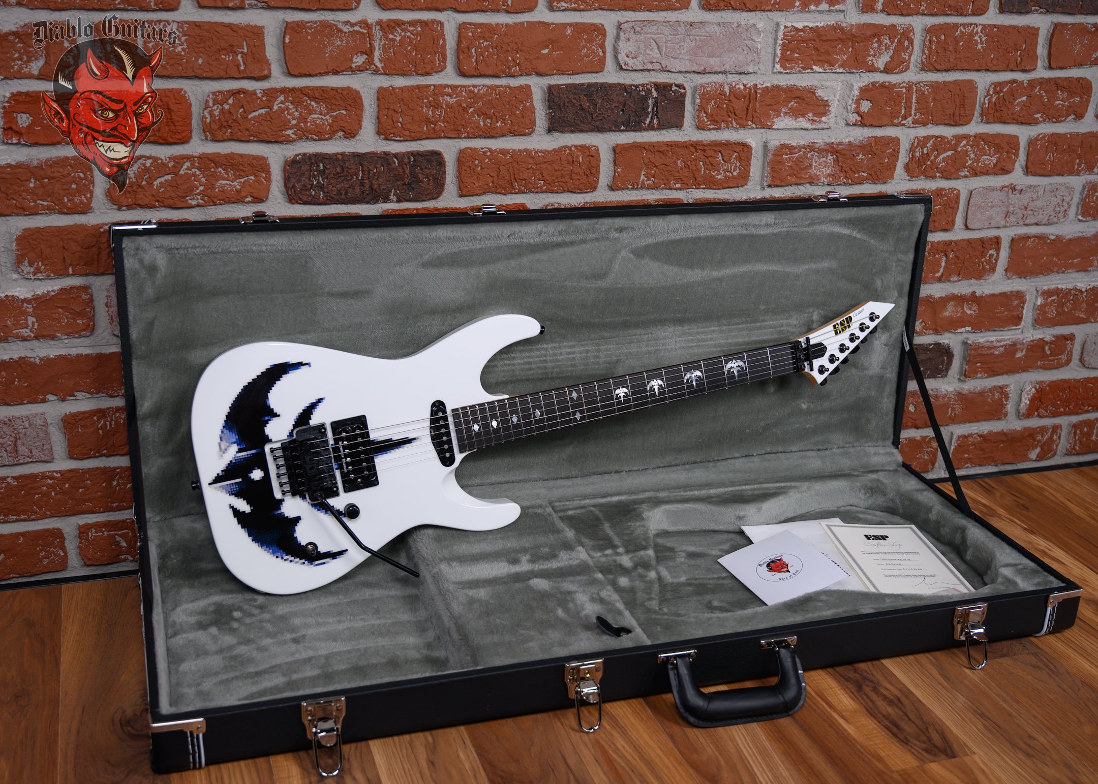 ESP Custom Shop Chris Degarmo Signature M-II HS Snow White with Triryche Empire Logo 2026 w/OHSC