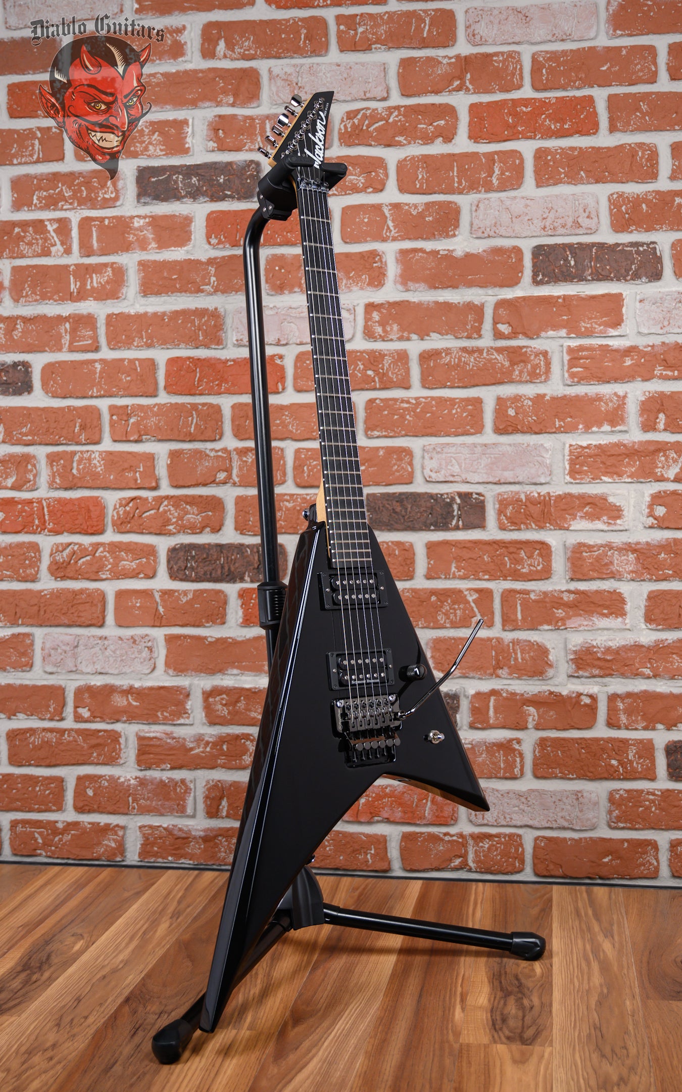 Jackson USA RR2 Rhoads Black 1996 w/OHSC (Refin) – Diablo Guitars