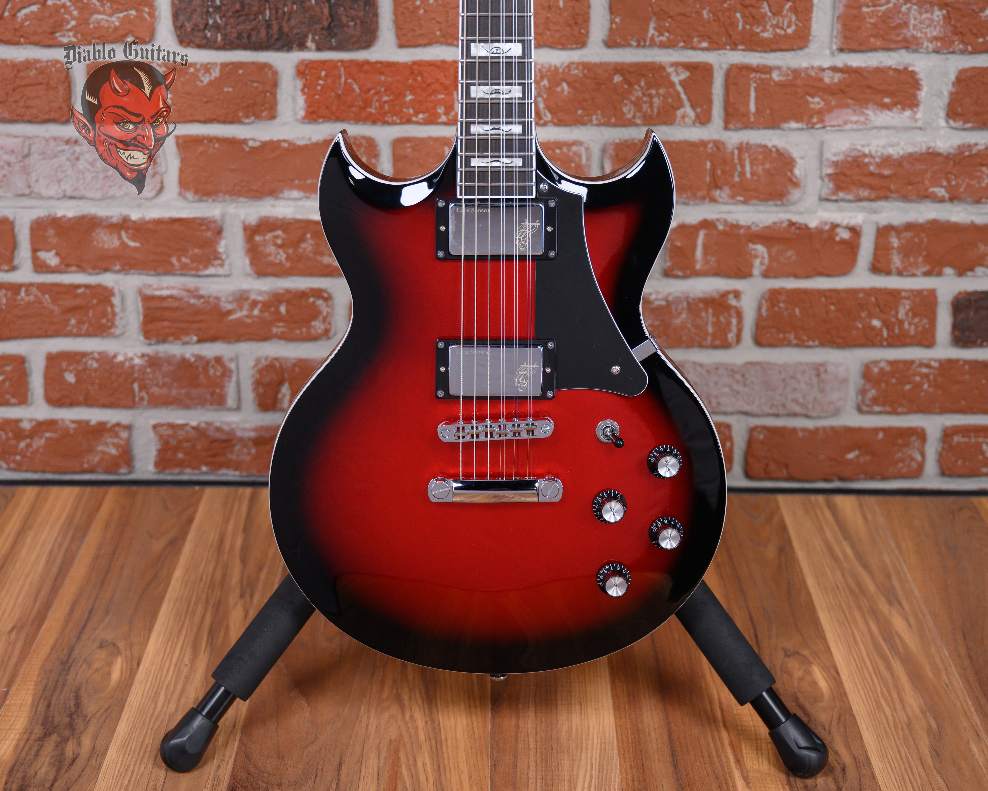 Woodrite Matt Pike Signature Warlord Imperial 9 Double Cut Crimson