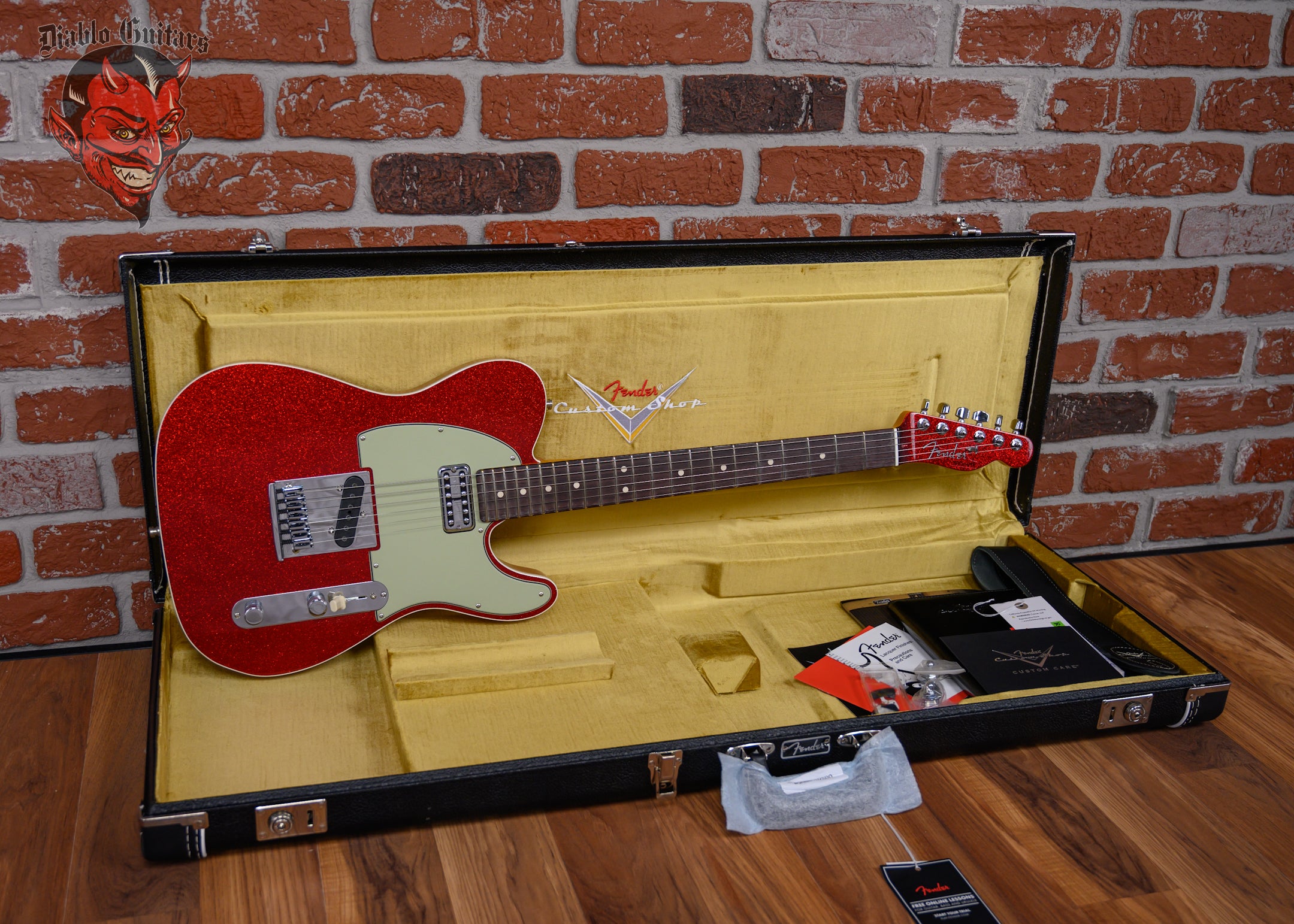 Fender W25 Dual Stack HS Telecaster Closet Classic Red Sparkle
