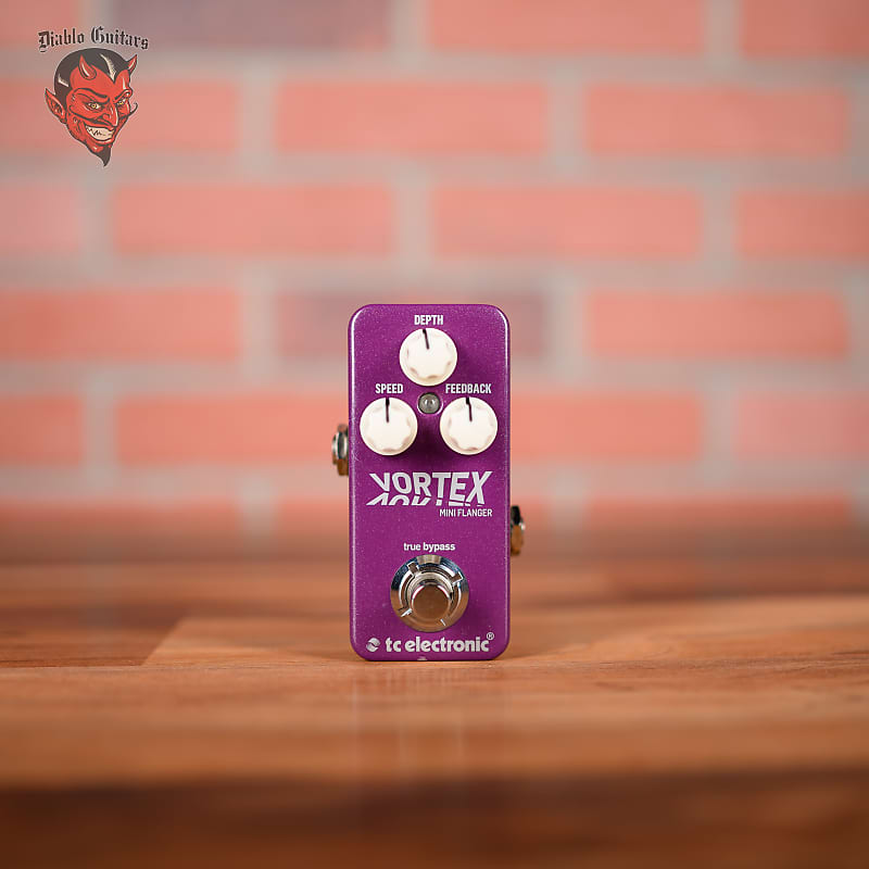 mini flanger pedal TC Electronic Vortex Mini Flanger Purple