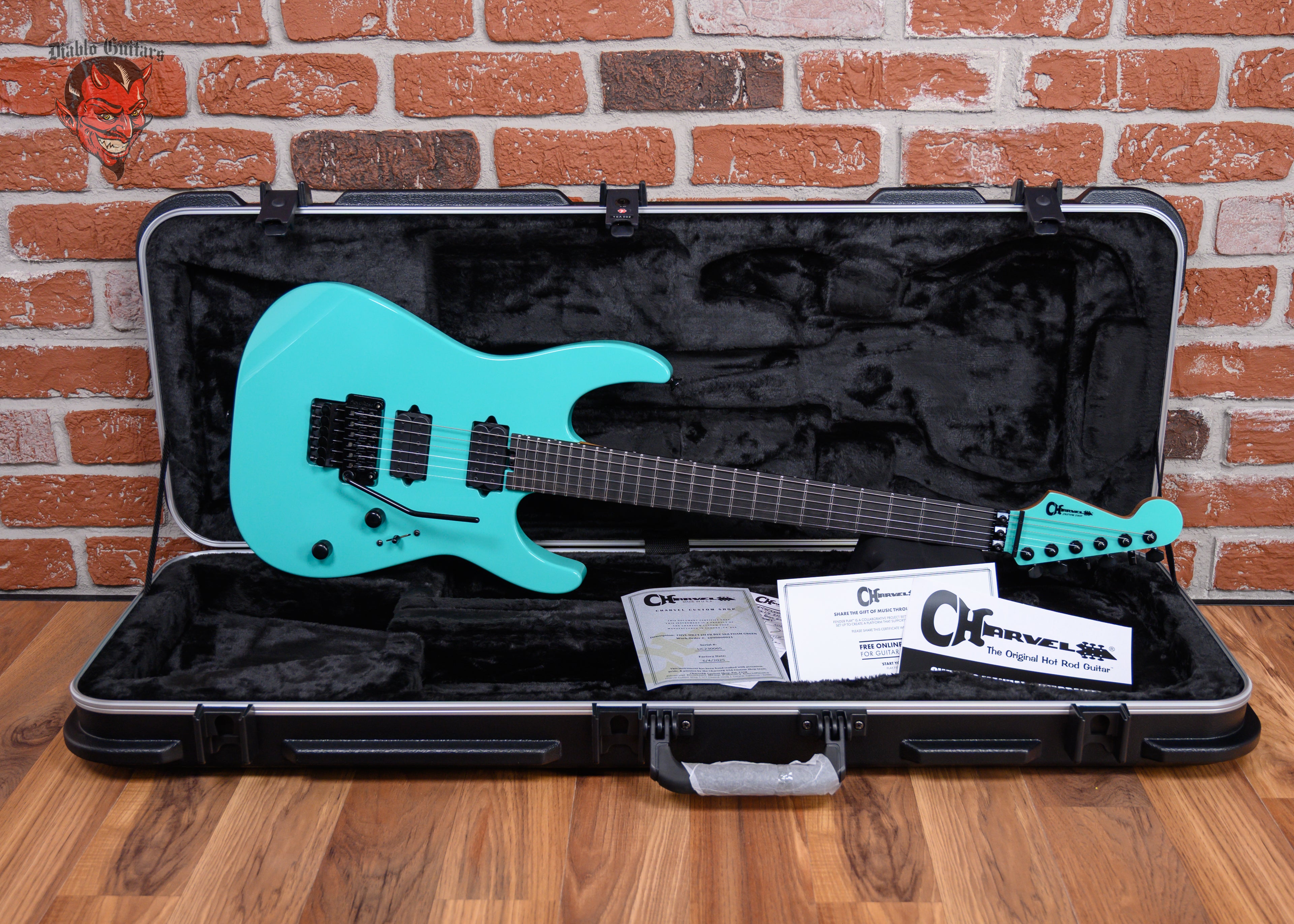 Charvel USA Custom Shop DK24 2H FR Roasted Seafoam Green 2025 w
