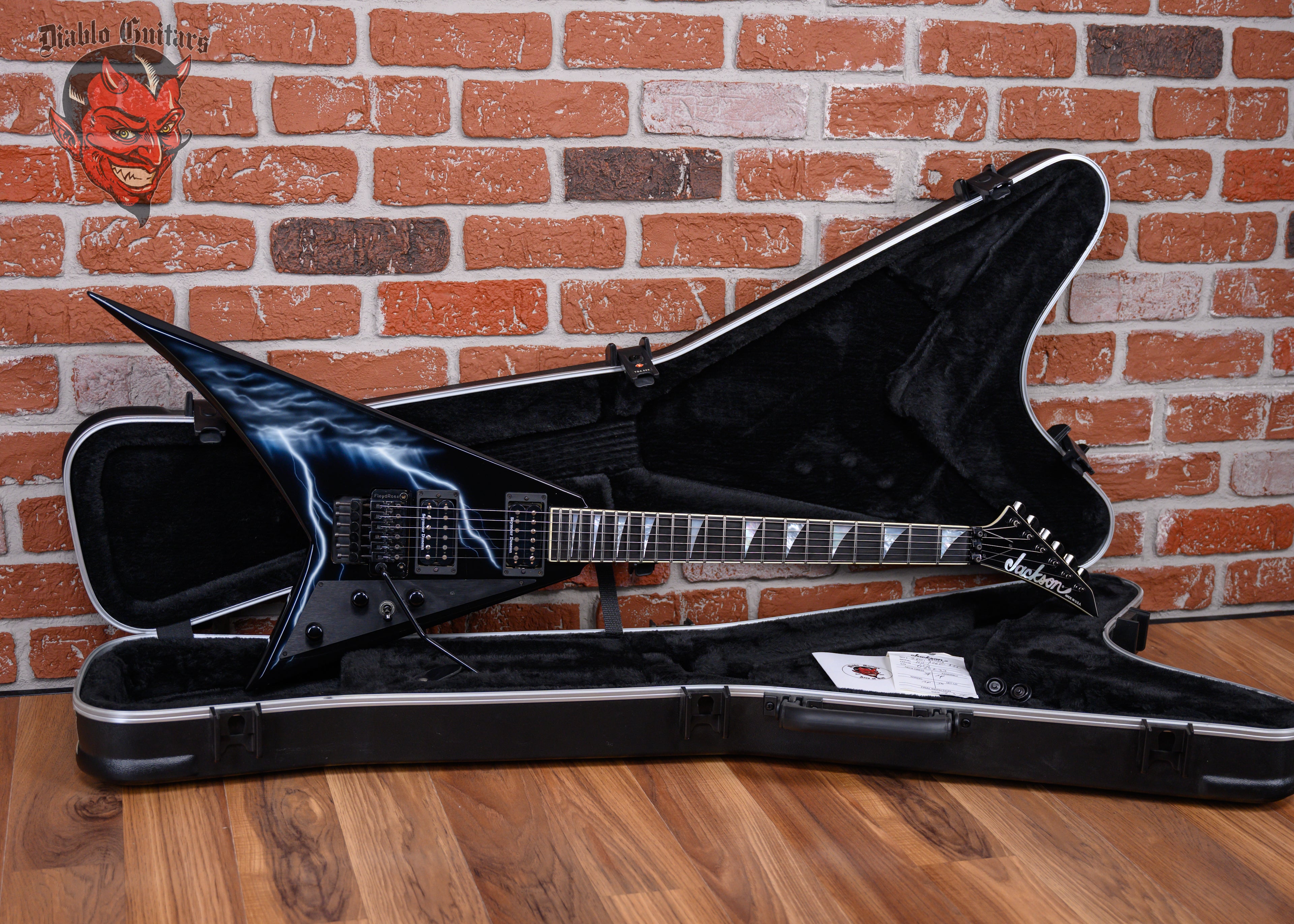 Jackson USA Custom Select RR1 Rhoads Lightning Sky 2014 w/OHSC