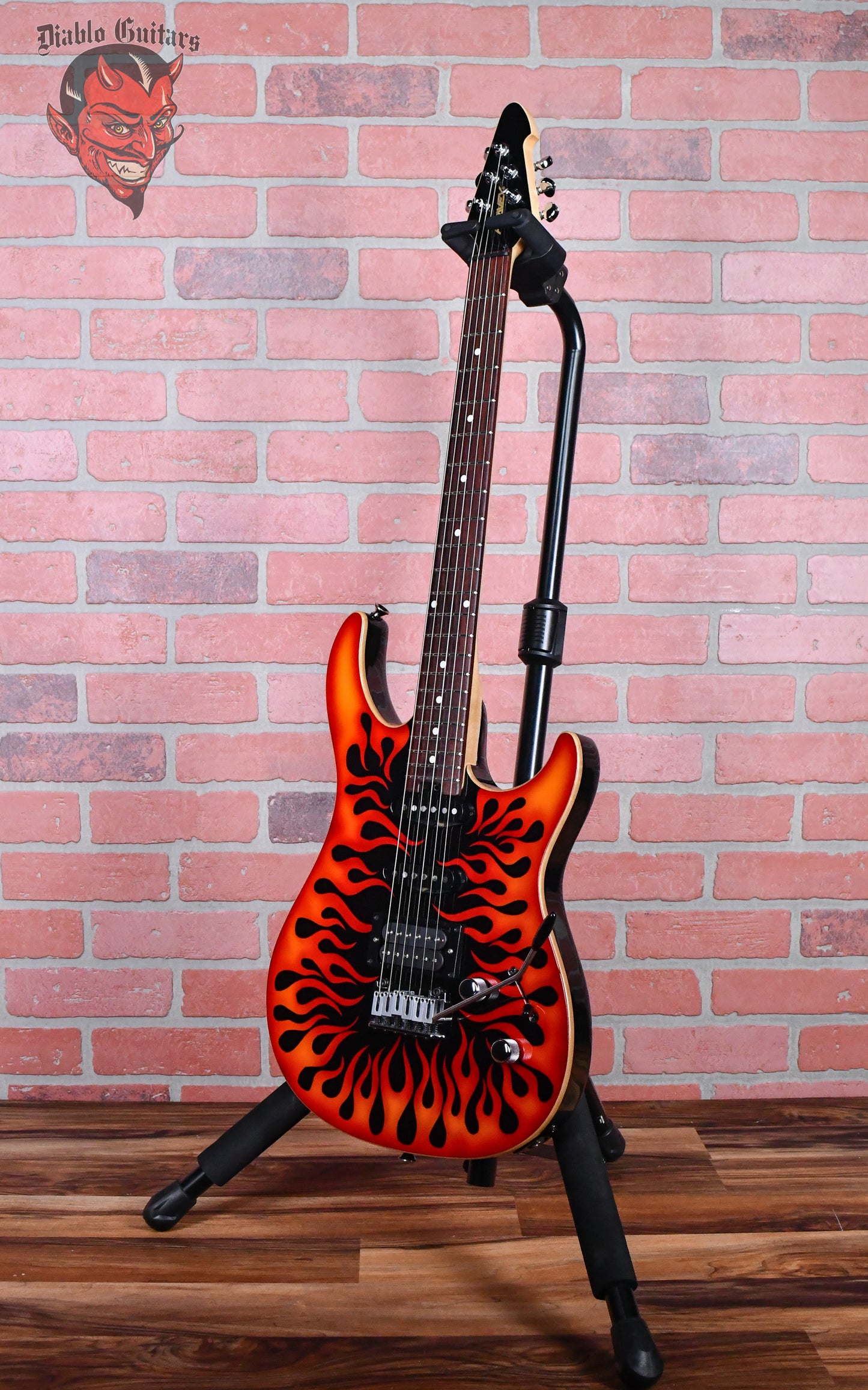 Peavey USA Limited ST Maple Top Hotrod Flames 2002 w/OHSC