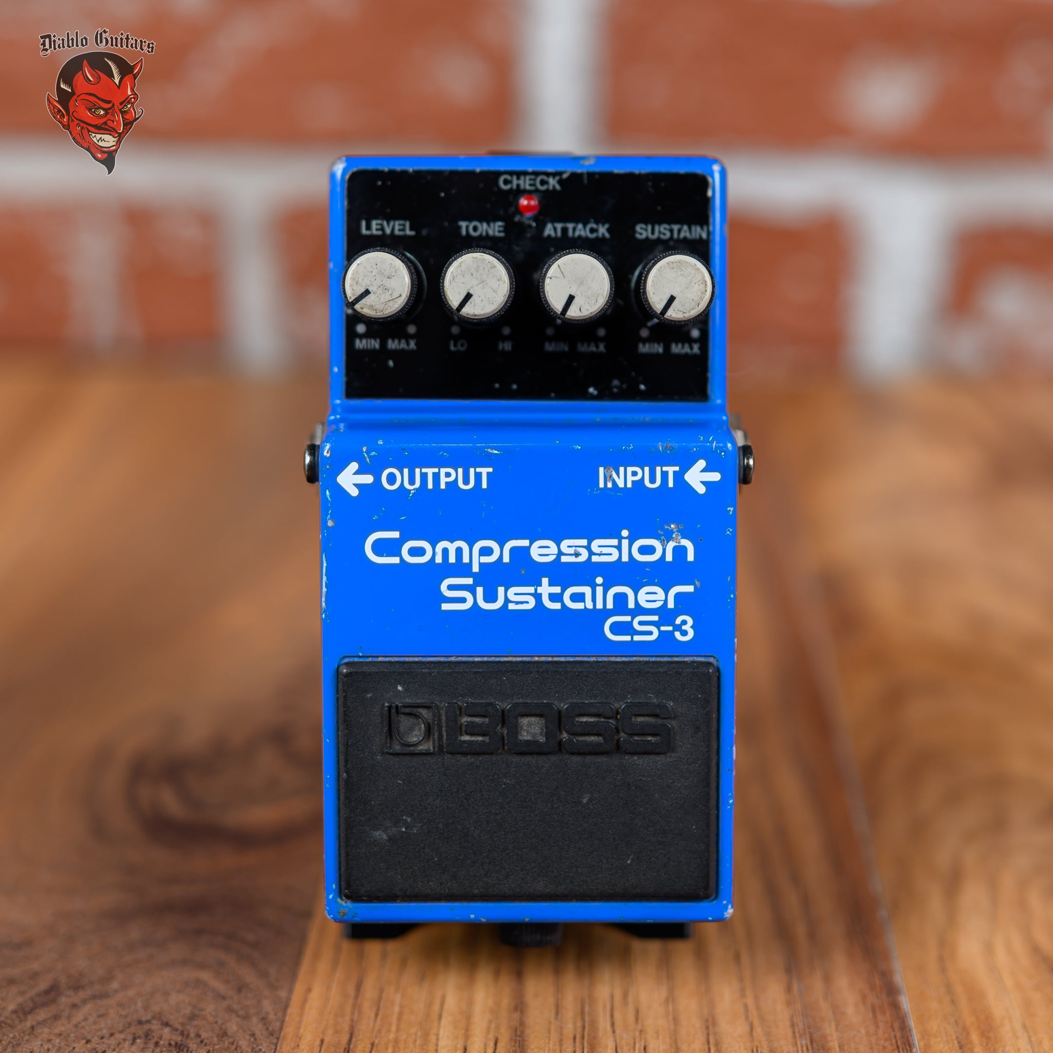 Boss CS-3 Compression Sustainer (Black Label) 1986 Blue – Diablo