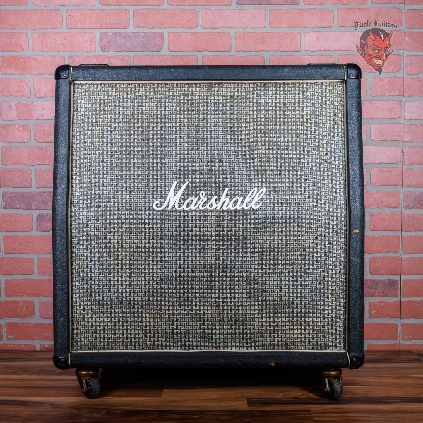 Marshall 1960A 4x12" Cabinet - Black w/ Checkerboard Grill