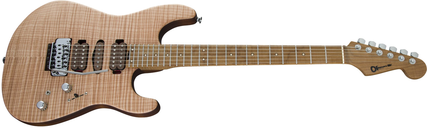 Charvel USA Custom Shop Guthrie Govan USA Signature HSH Natural Flame Maple Top caramelized Flame Maple Neck 2024 w/OHSC