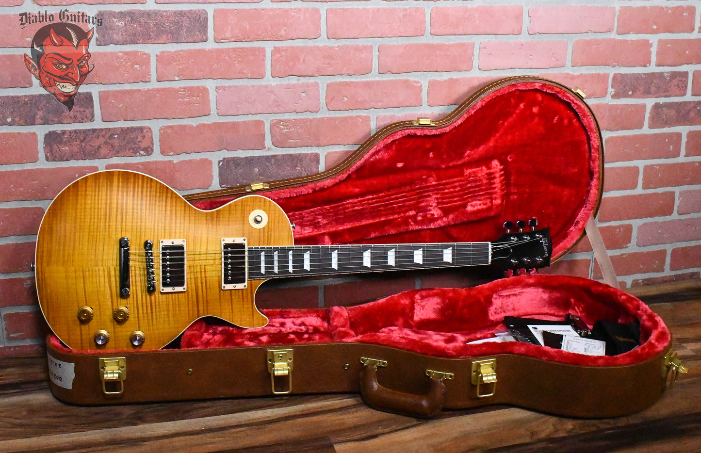 Gibson Kirk Hammett "Greeny” Les Paul Standard﻿﻿ AAA Flame Maple Top Satin Greeny Burst 2023 w/OHSC