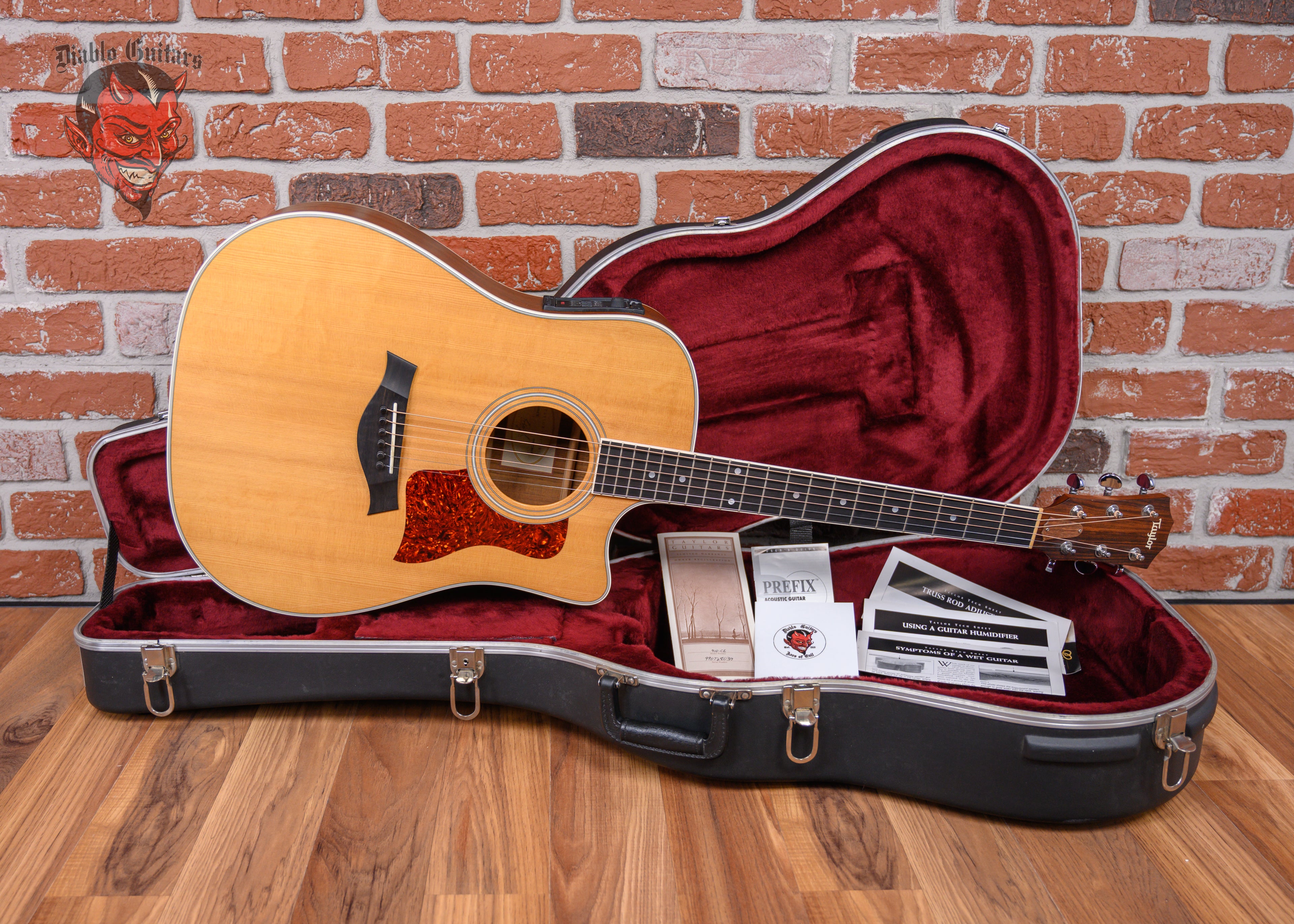 【マイリトルテイラー】セミオーダー Taylor 410ce Sitka Spruce Top Natural 1999 w/OHSC – Diablo Guitars