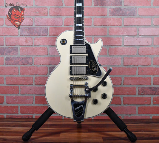 Gibson Custom Shop Les Paul Custom 3-Pickup with Bigsby Classic White VOS 2020 w/OHSC