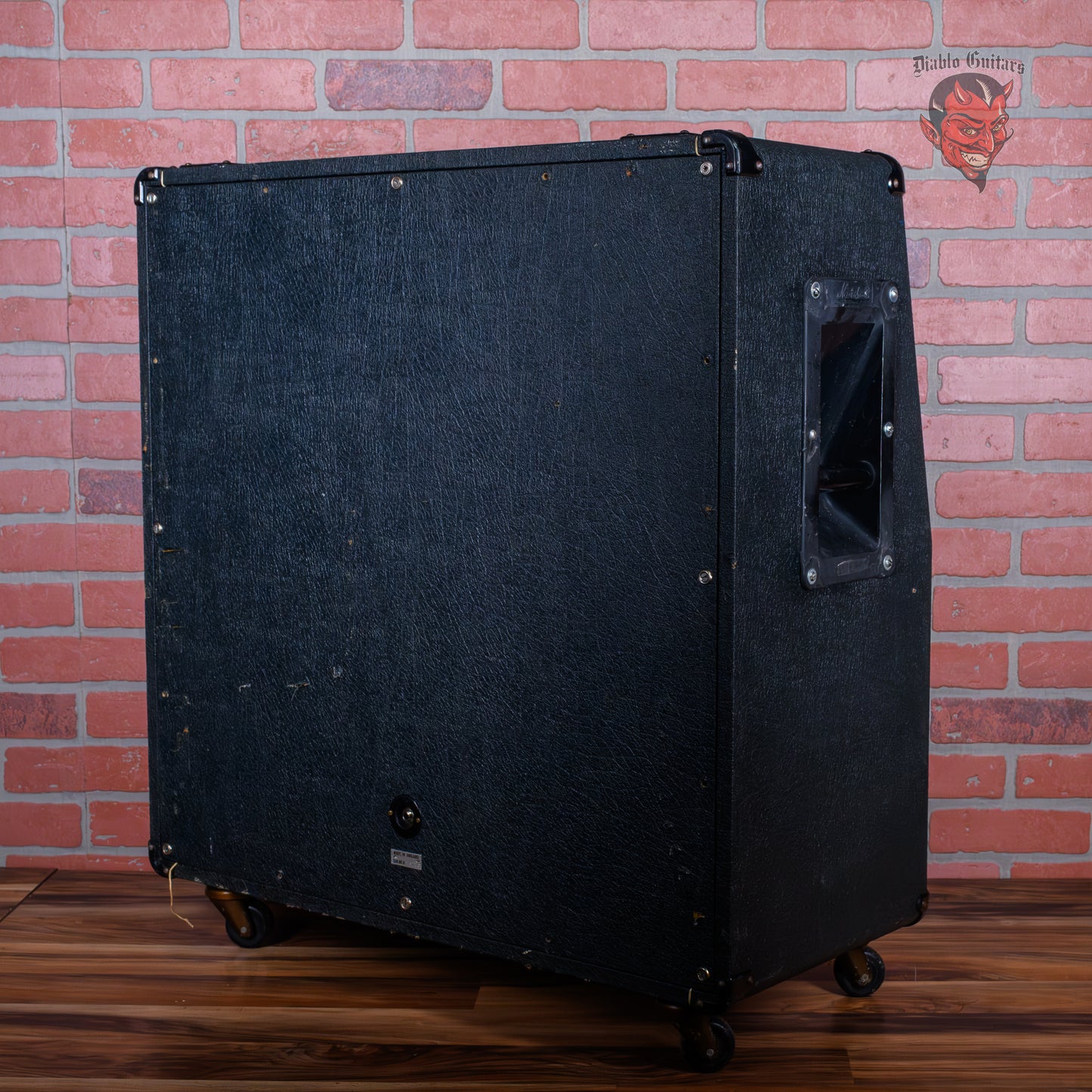 Marshall 1960A 4x12" Cabinet - Black w/ Checkerboard Grill