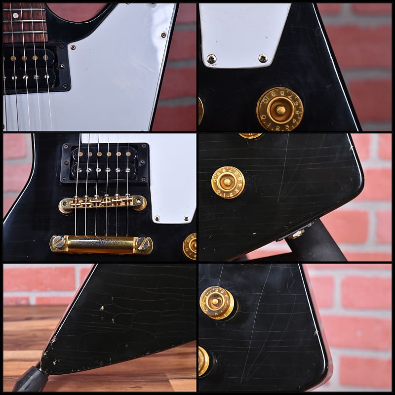 Gibson Vintage Explorer Diablo Rest-O-Mod Ebony 1976 w/OHSC