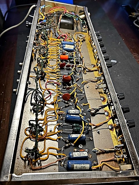 Fender Vintage 1964 Black Panel Vibroverb AB763 40w 2 Channel Combo with JBL-D130F 15" Speaker - Ships in Road Case