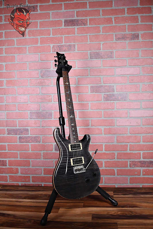 PRS Custom 24 Flame Maple 10 Top Transparent Grey Black 1997 w