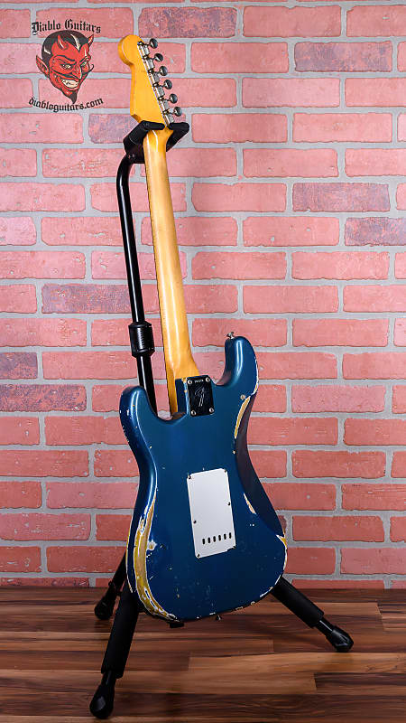 Fender Stratocaster Custom Color Lake Placid Blue 1965 OHSC