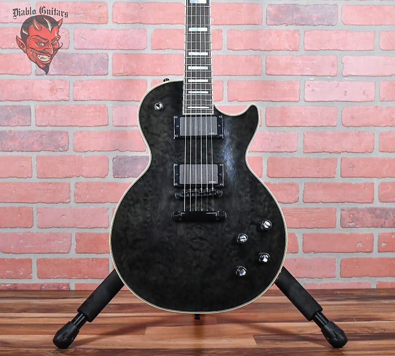 Epiphone Les Paul Custom Prophecy Midnight Ebony 2013 w/Hardshell Case