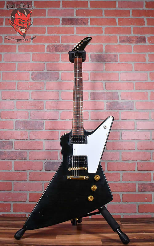 Gibson Vintage Explorer Diablo Rest-O-Mod Ebony 1976 w/OHSC