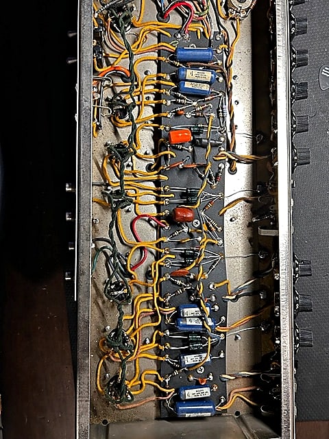 Fender Vintage 1964 Black Panel Vibroverb AB763 40w 2 Channel Combo with JBL-D130F 15" Speaker - Ships in Road Case