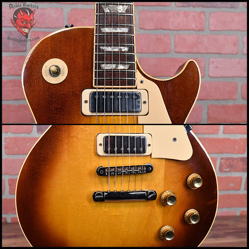 Gibson Vintage Les Paul Deluxe 1976 Tobacco Sunburst Mini-Humbuckers w/OHSC