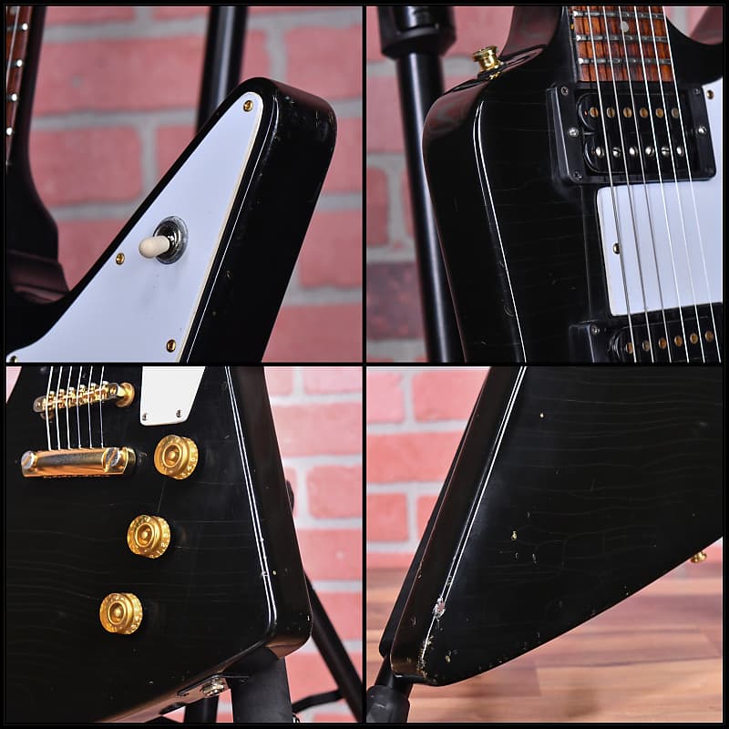 Gibson Vintage Explorer Diablo Rest-O-Mod Ebony 1976 w/OHSC