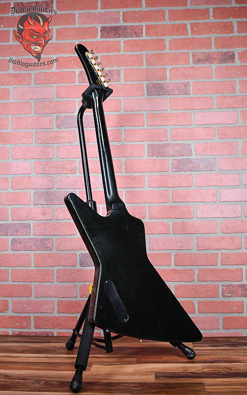 Gibson Vintage Explorer Diablo Rest-O-Mod Ebony 1976 w/OHSC