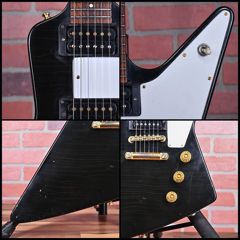 Gibson Vintage Explorer Diablo Rest-O-Mod Ebony 1976 w/OHSC