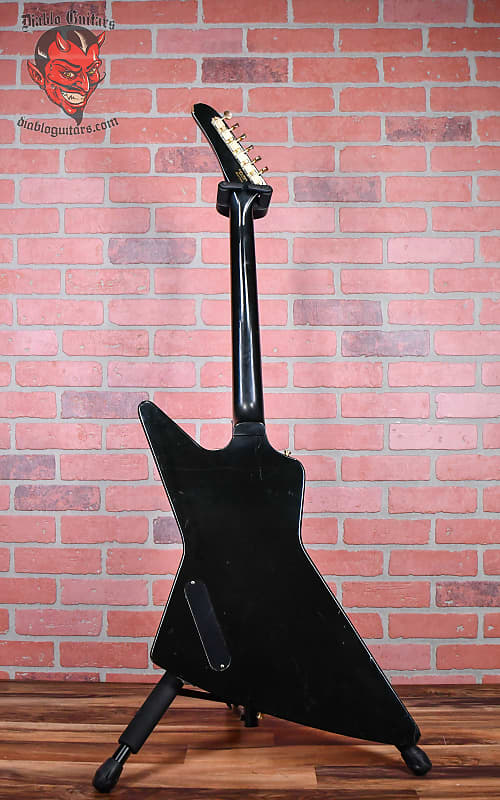 Gibson Vintage Explorer Diablo Rest-O-Mod Ebony 1976 w/OHSC