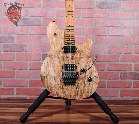 EVH Wolfgang WG Standard Exotic Spalted Maple Top Satin Natural 2020 w/Hardshell Case