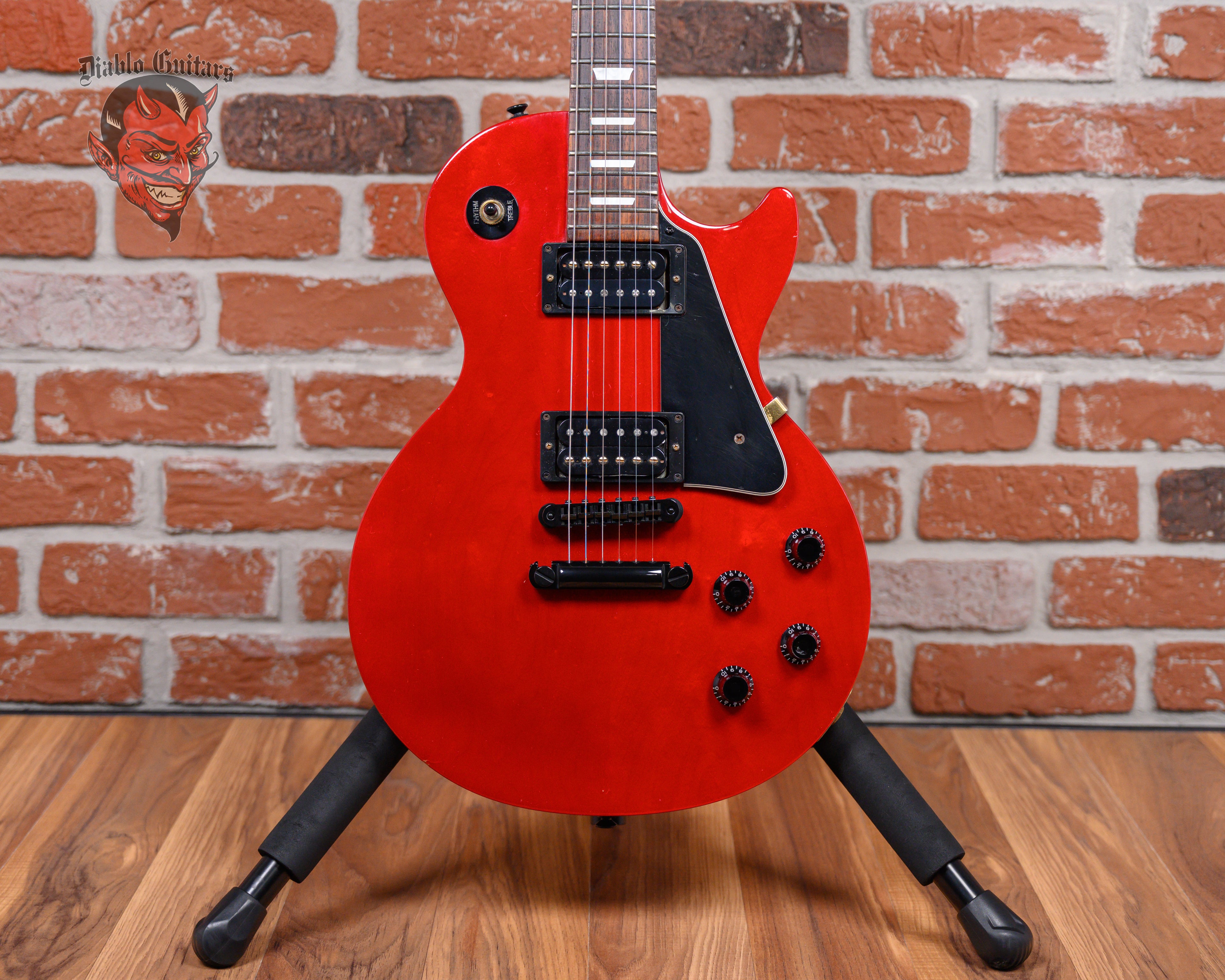Gibson Les Paul Studio Plain Maple Top Transparent Red 1999 w/OHSC