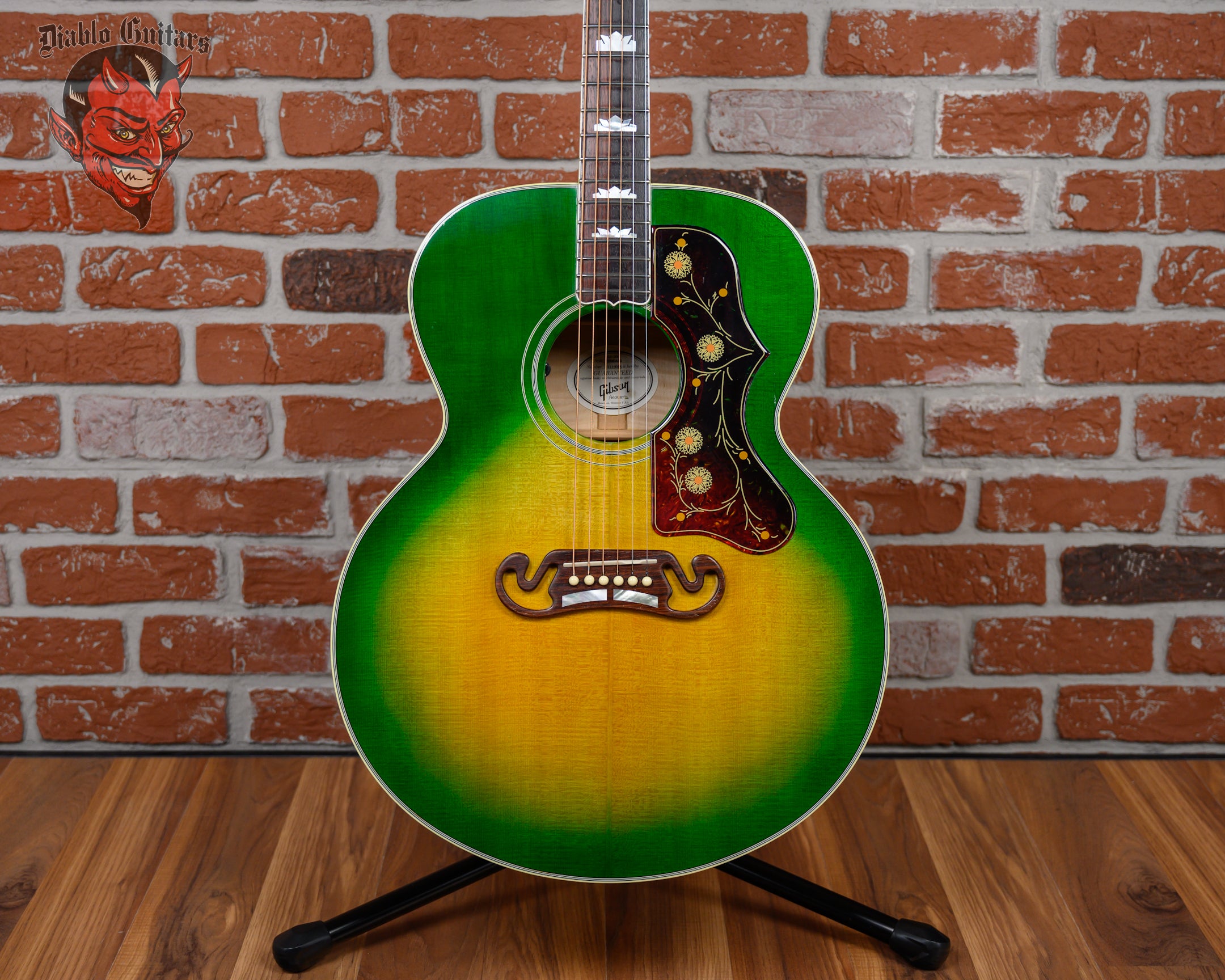 Gibson SJ-200 Standard Iguana Burst 2009 w/OHSC (Refin) – Diablo