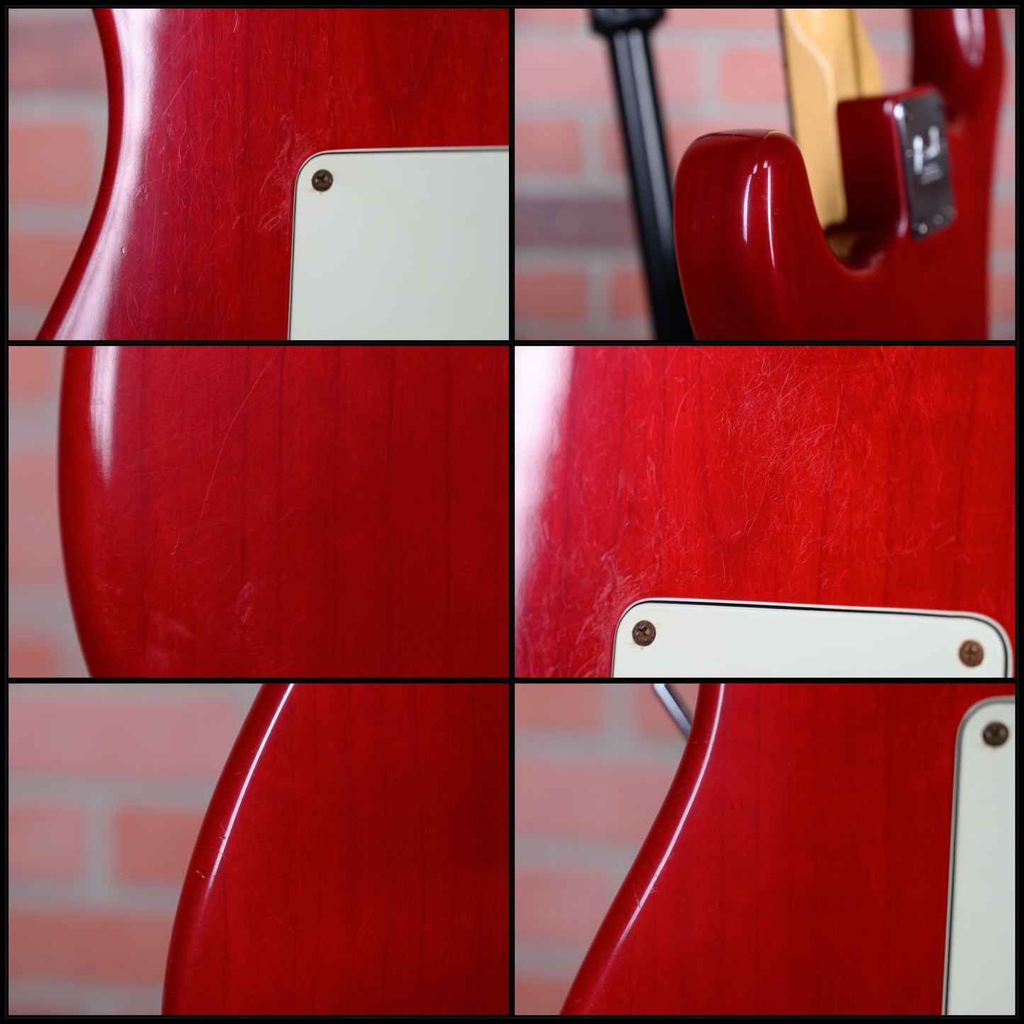 Fender American Deluxe Fat Stratocaster HSS with Rosewood Fretboard Crimson Transparent 1999 w/OHSC