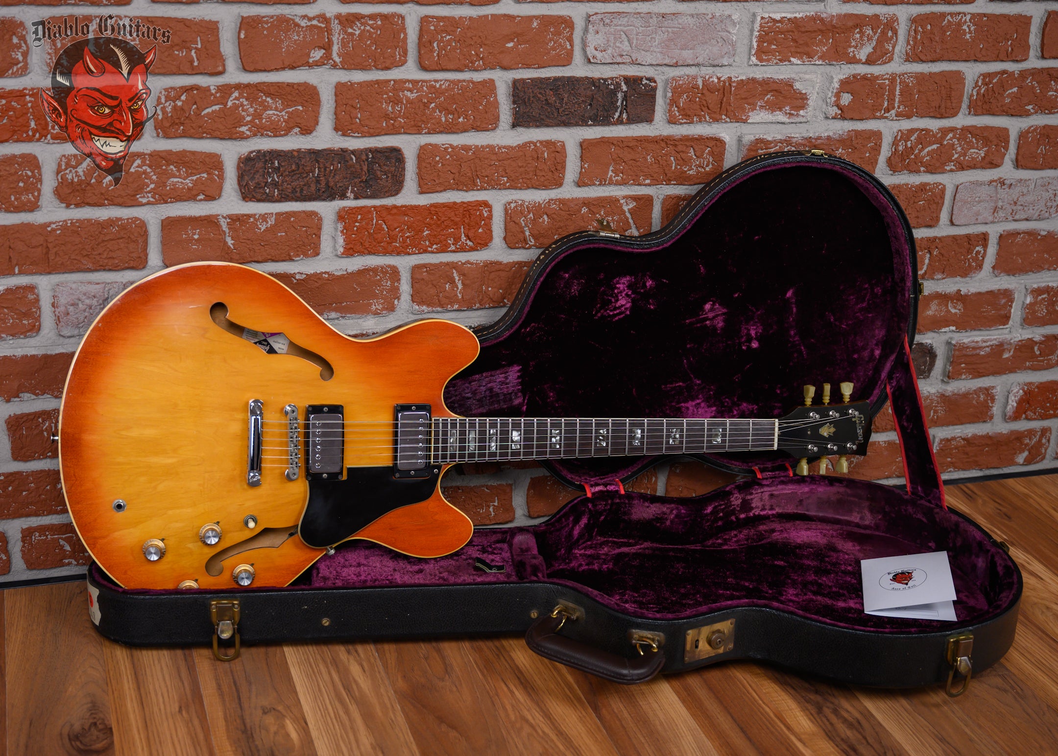 Gibson ES-335TD Sunburst 1974 w/OHSC – Diablo Guitars