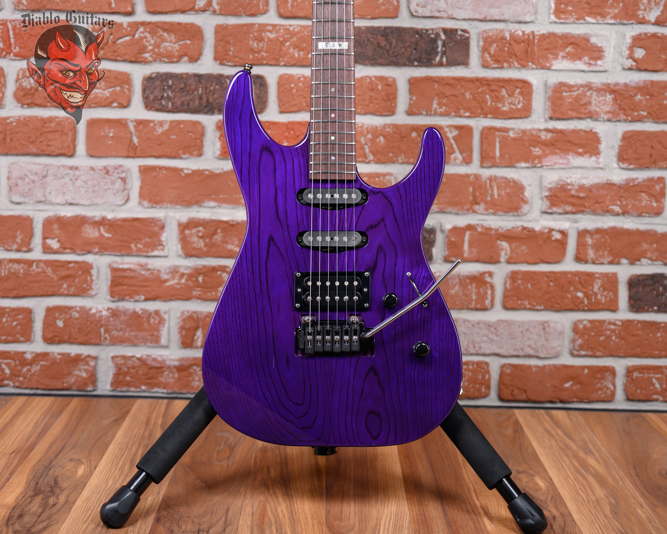 ESP The Mirage See-Thru Purple 1995 w/Hardshell Case – Diablo Guitars