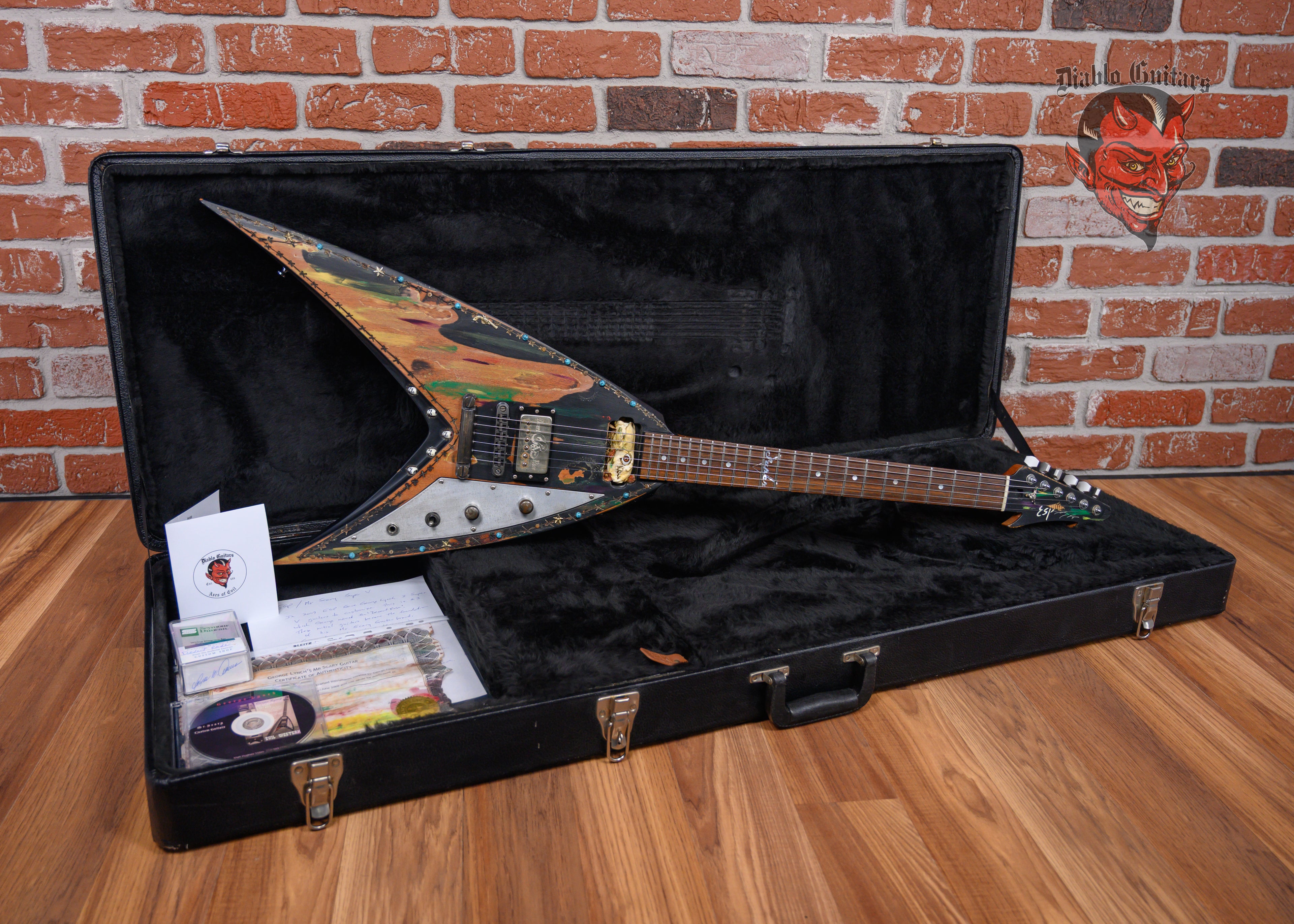 洋楽 Hoax/ ego eater ESP George Lynch Super V Mr. Scary Guitars 