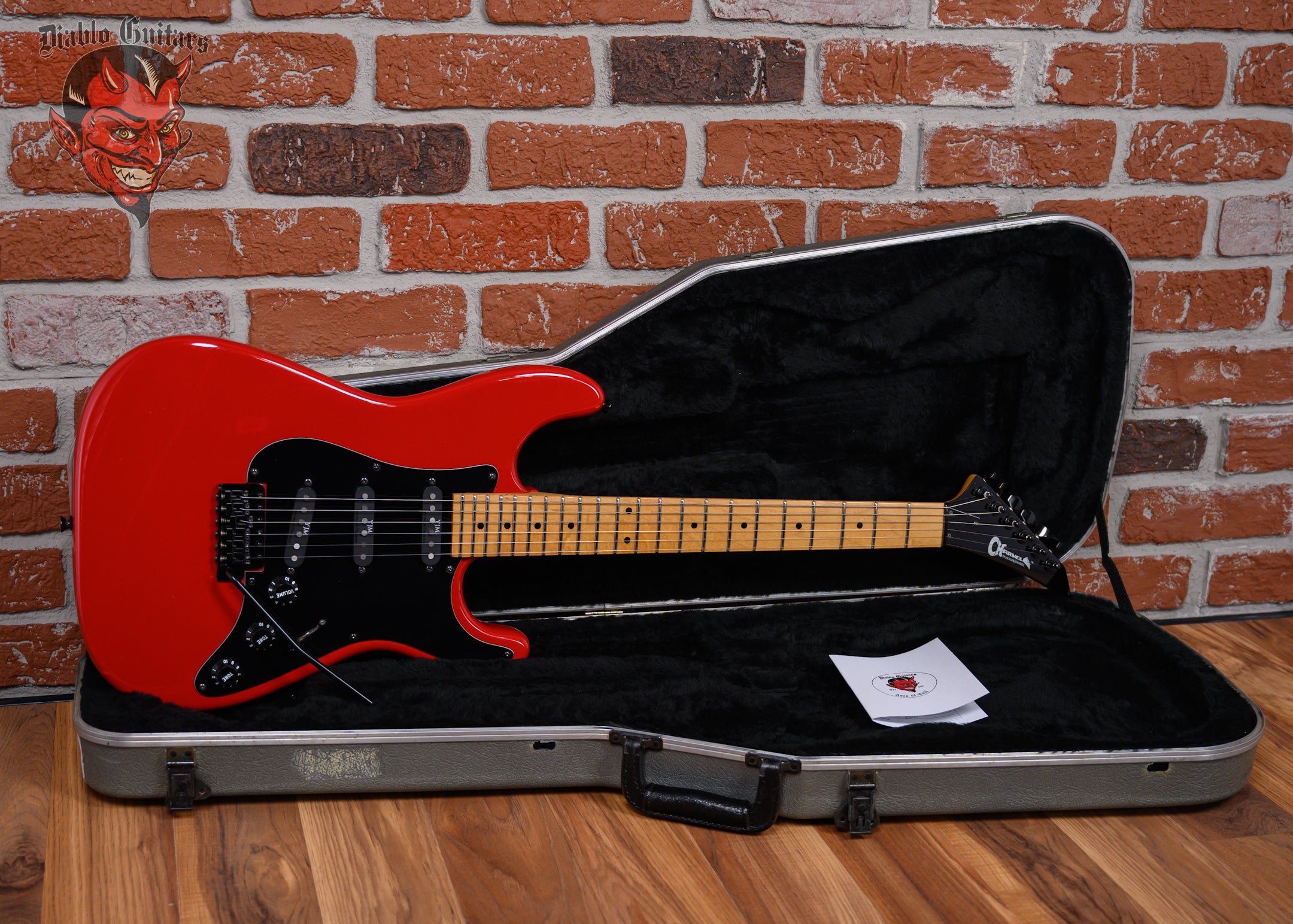 Charvel Model-1A3S Red Japan 1986 w/OHSC – Diablo Guitars