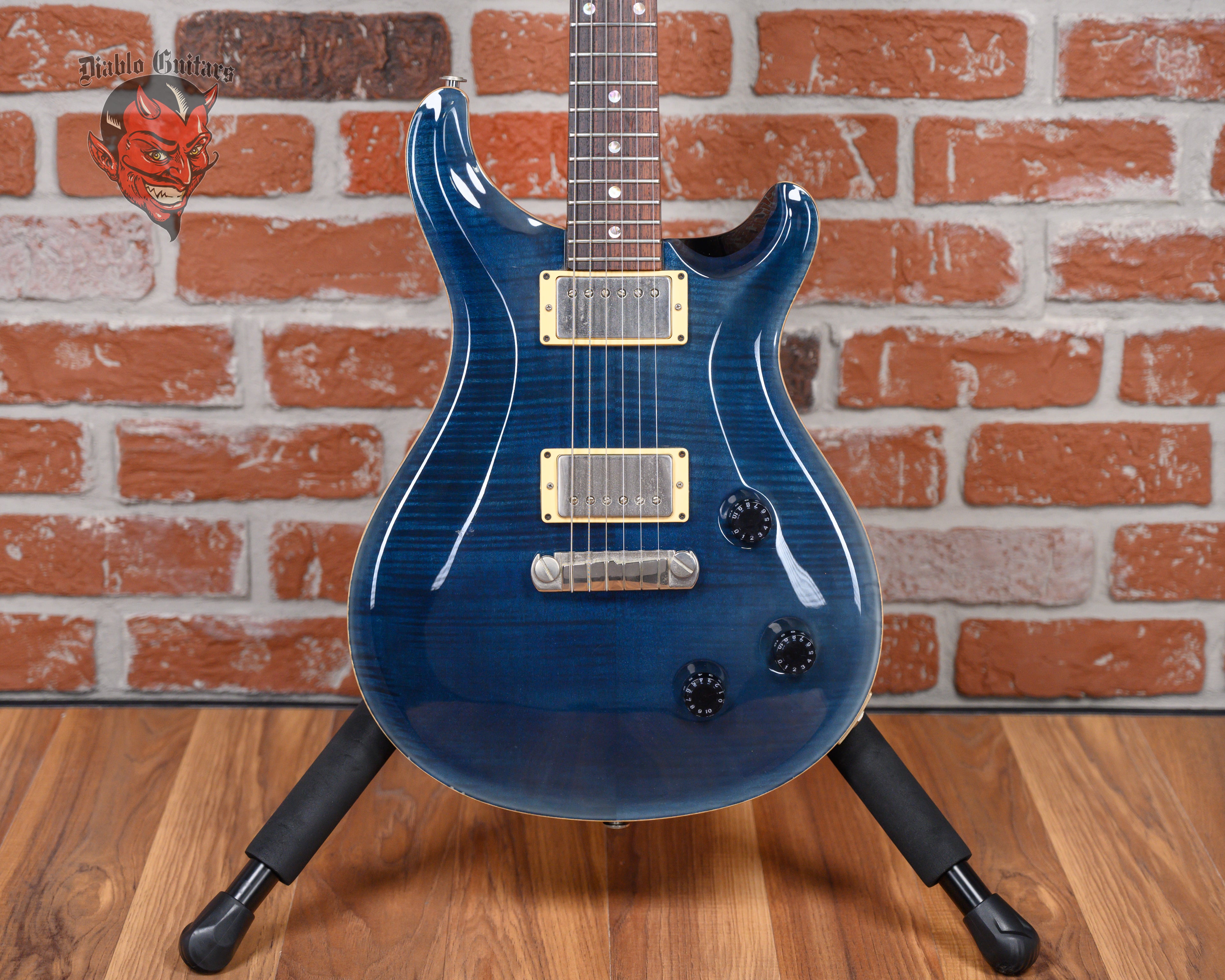 PRS Custom 22 Flame Maple 10 Top Whale Blue 1999 w/OHSC – Diablo