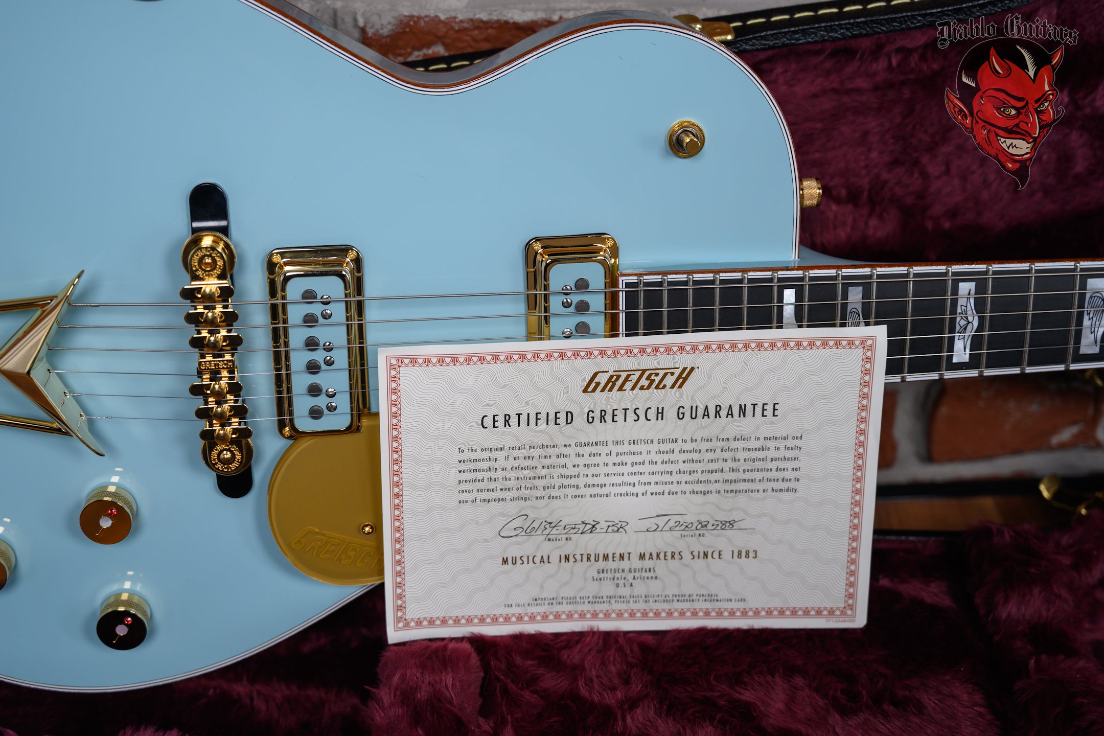 Gretsch TRG Exclusive G6134-55DB FSR '55 Penguin Daphne Blue 2025