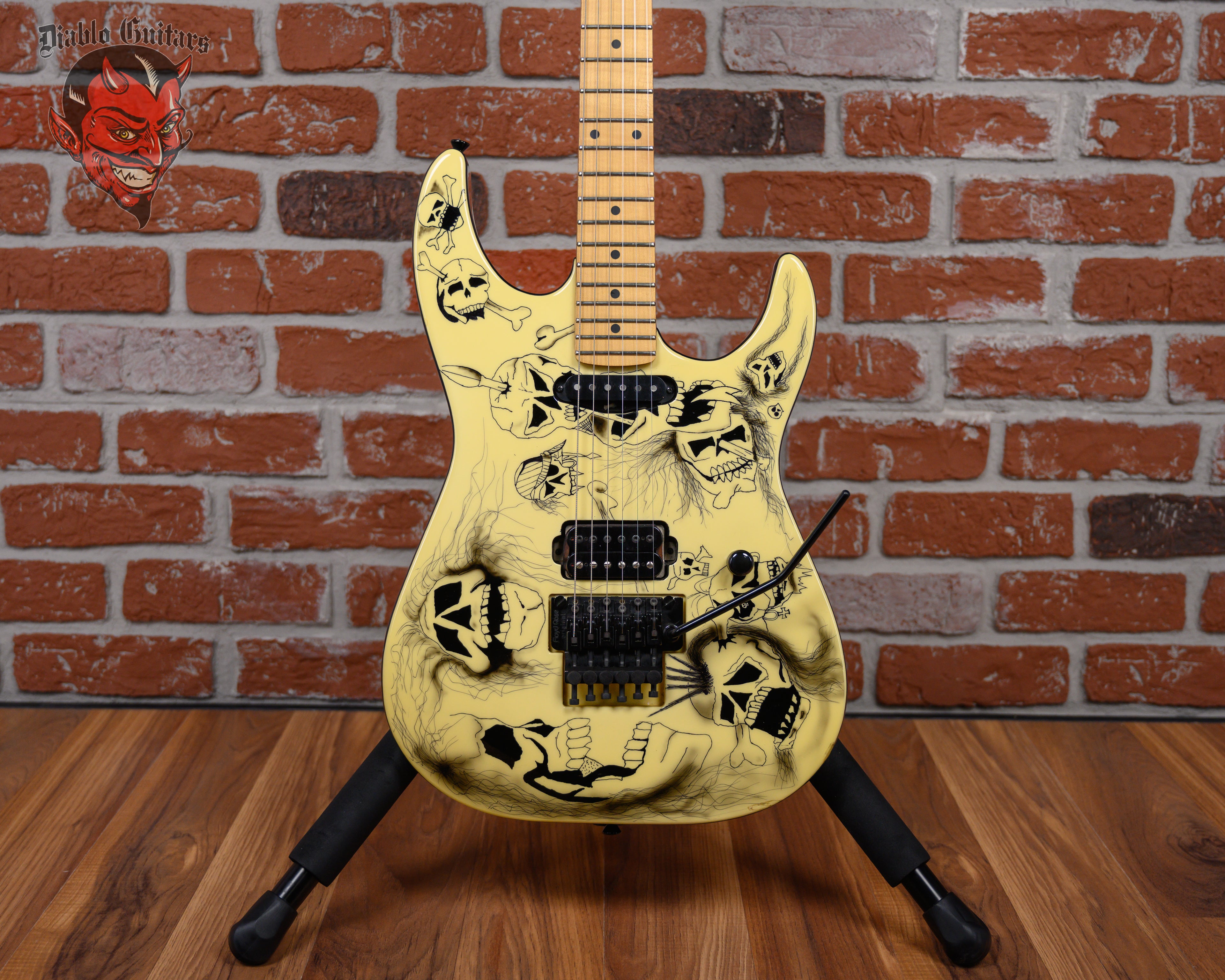 ESP 48th Street Custom Shop George Lynch Inspired One Off Pencil Graph ...
