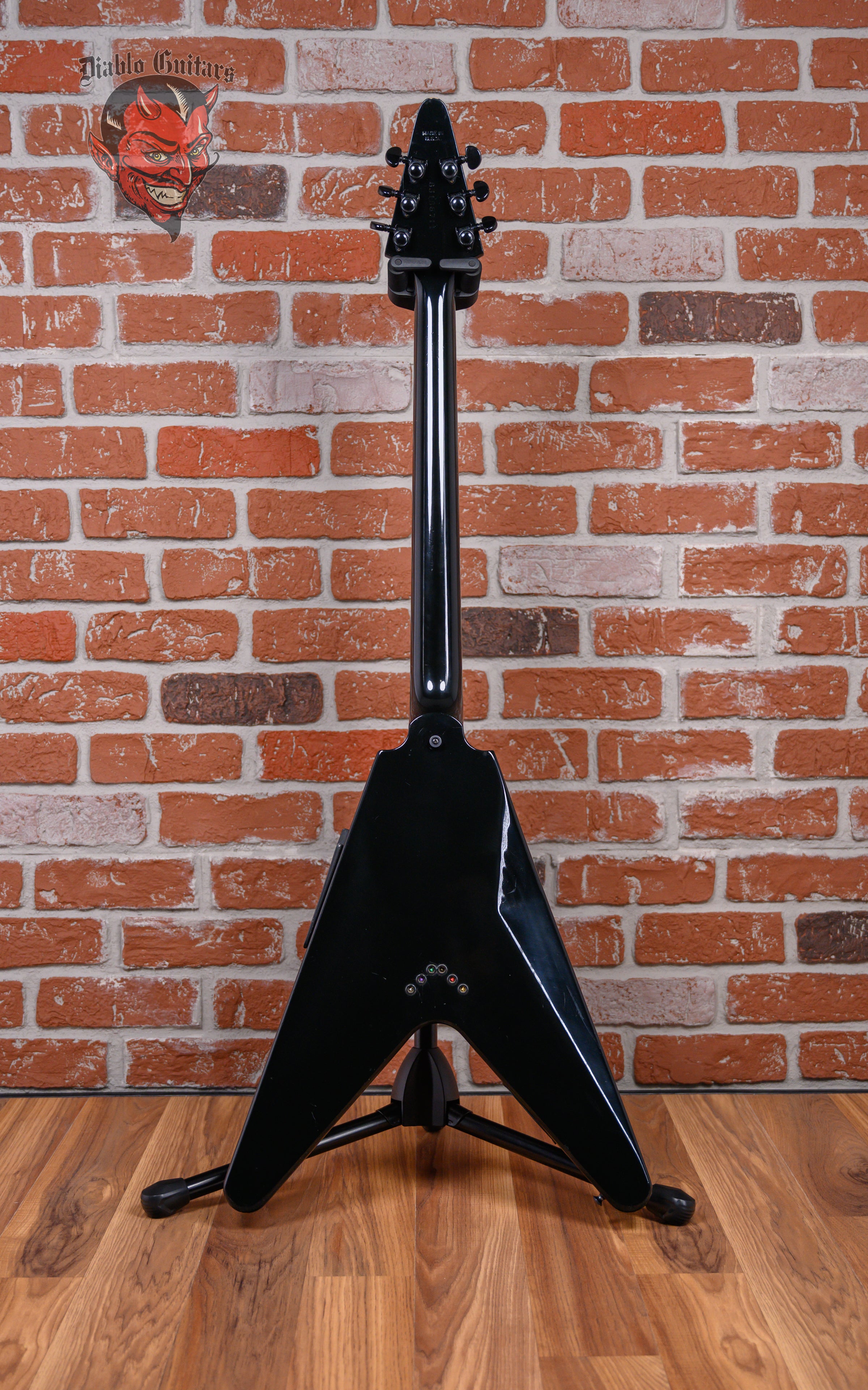 Gibson Flying V V90 Ebony 1988 w/OHSC – Diablo Guitars