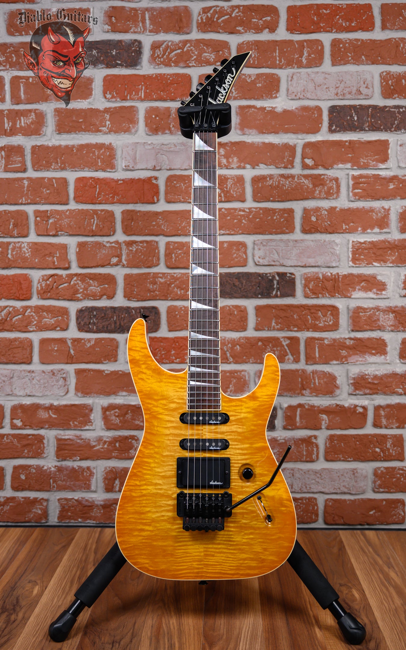 Jackson USA Custom Shop Soloist Archtop Flame Maple Top
