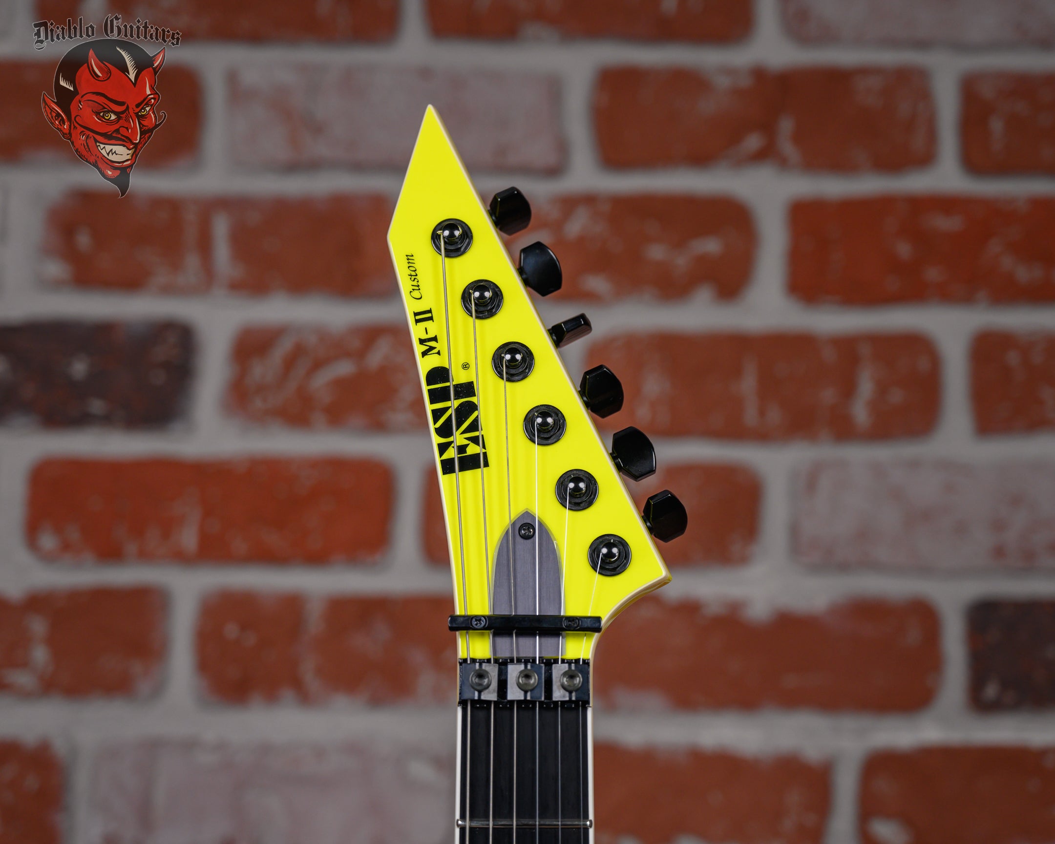 ESP Original Series M-II Custom Neon Yellow 2020 w/OHSC – Diablo