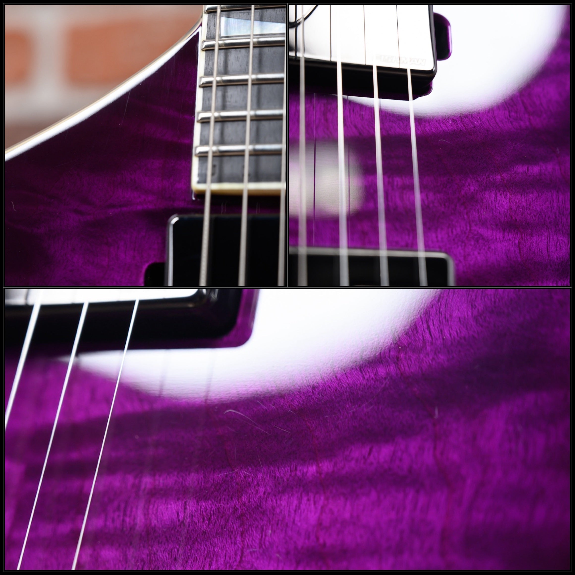 Jackson USA Custom Shop Kelly TOM Quilted Maple Top Transparent