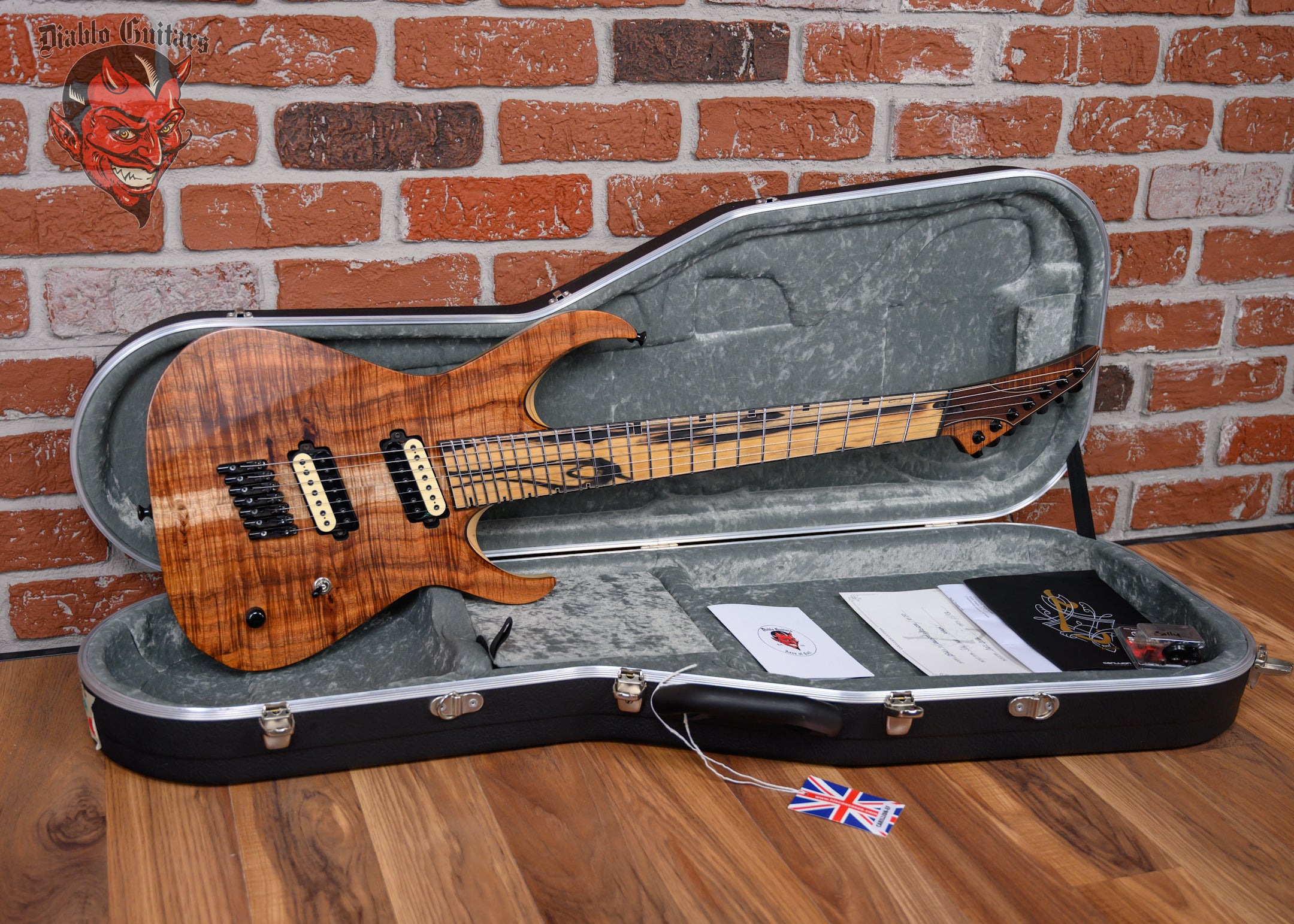 Carillion Guitars Polaris 7-String Tasmanian Blackwood Top Danish
