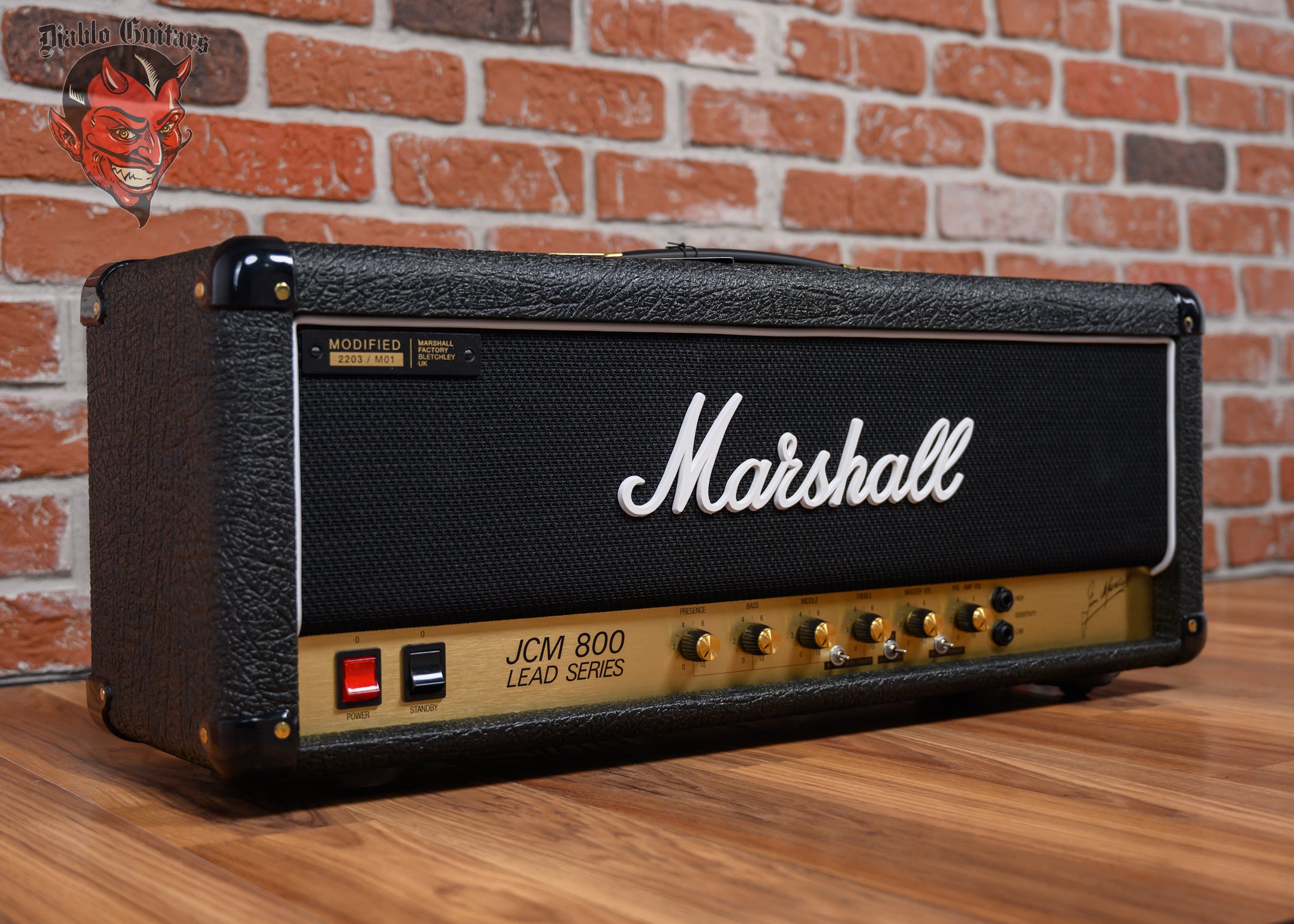 Marshall JCM 800 Lead Series Modified 2203MS Reissue 100-Watt