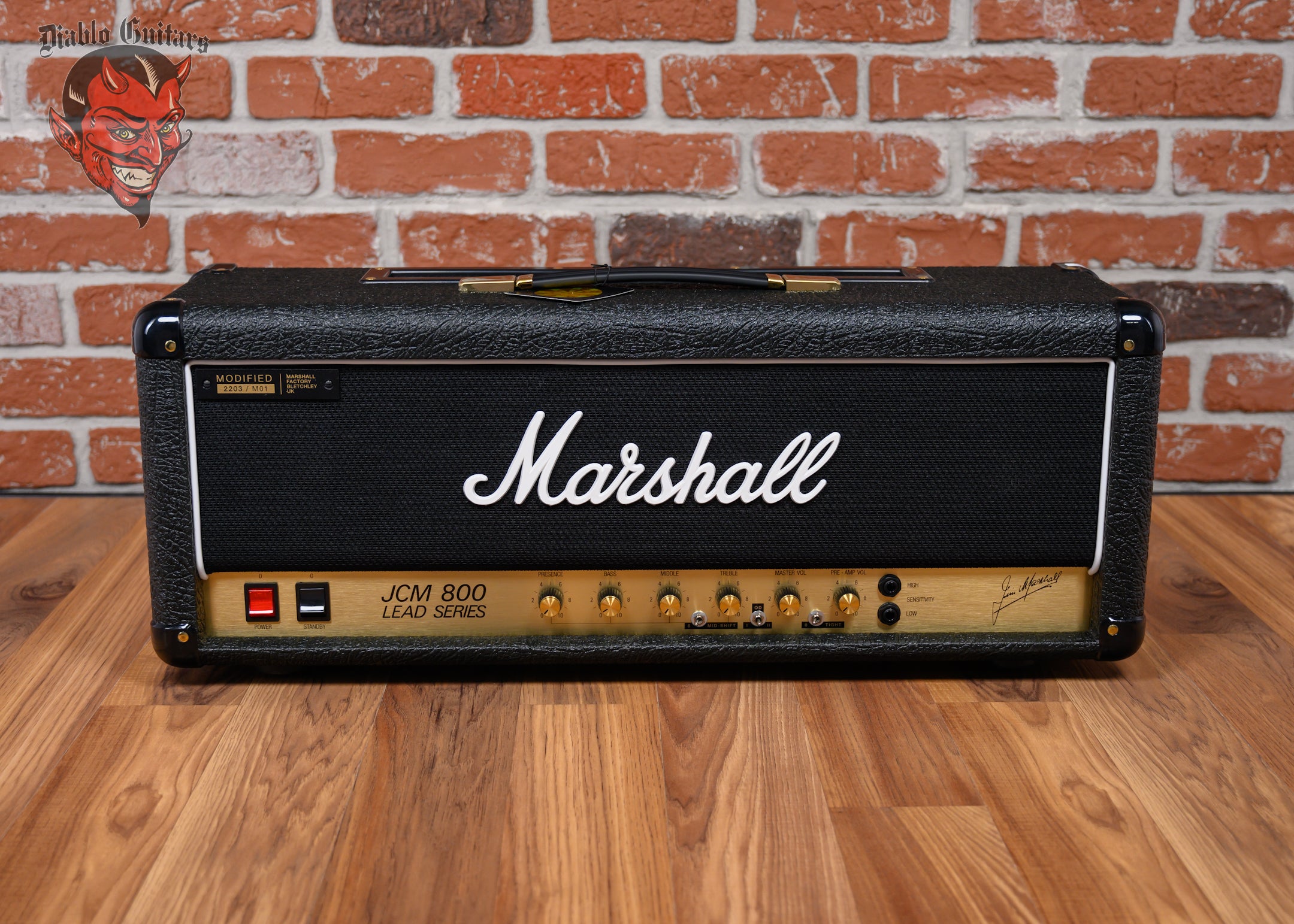 Marshall JCM 800 Lead Series Modified 2203MS Reissue 100-Watt