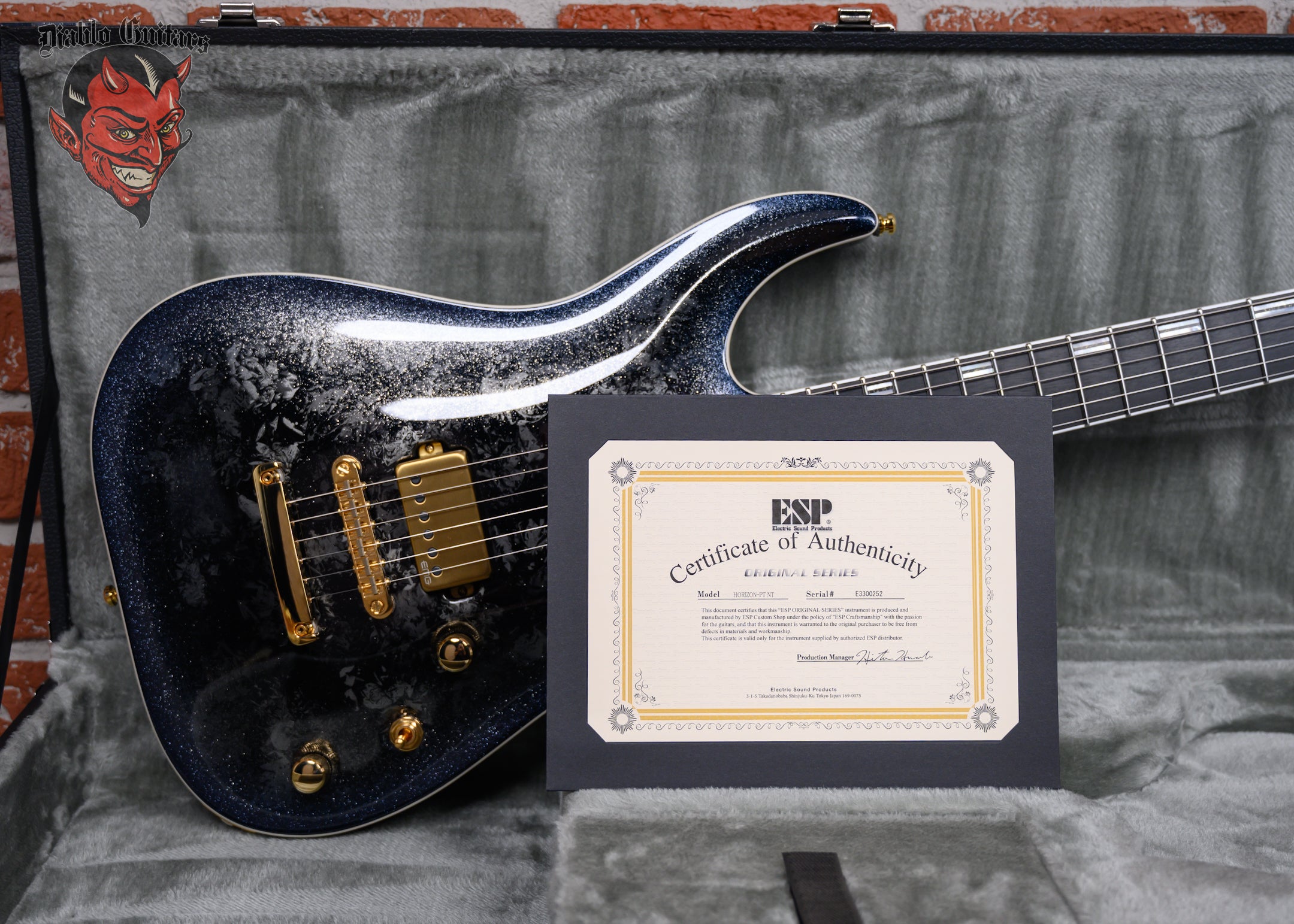 ESP Original Series Horizon PT/ NT Obsidian 2025 w/OHSC – Diablo